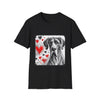 Great Dane Bold Heart Sketch | Unisex Dog T-Shirt