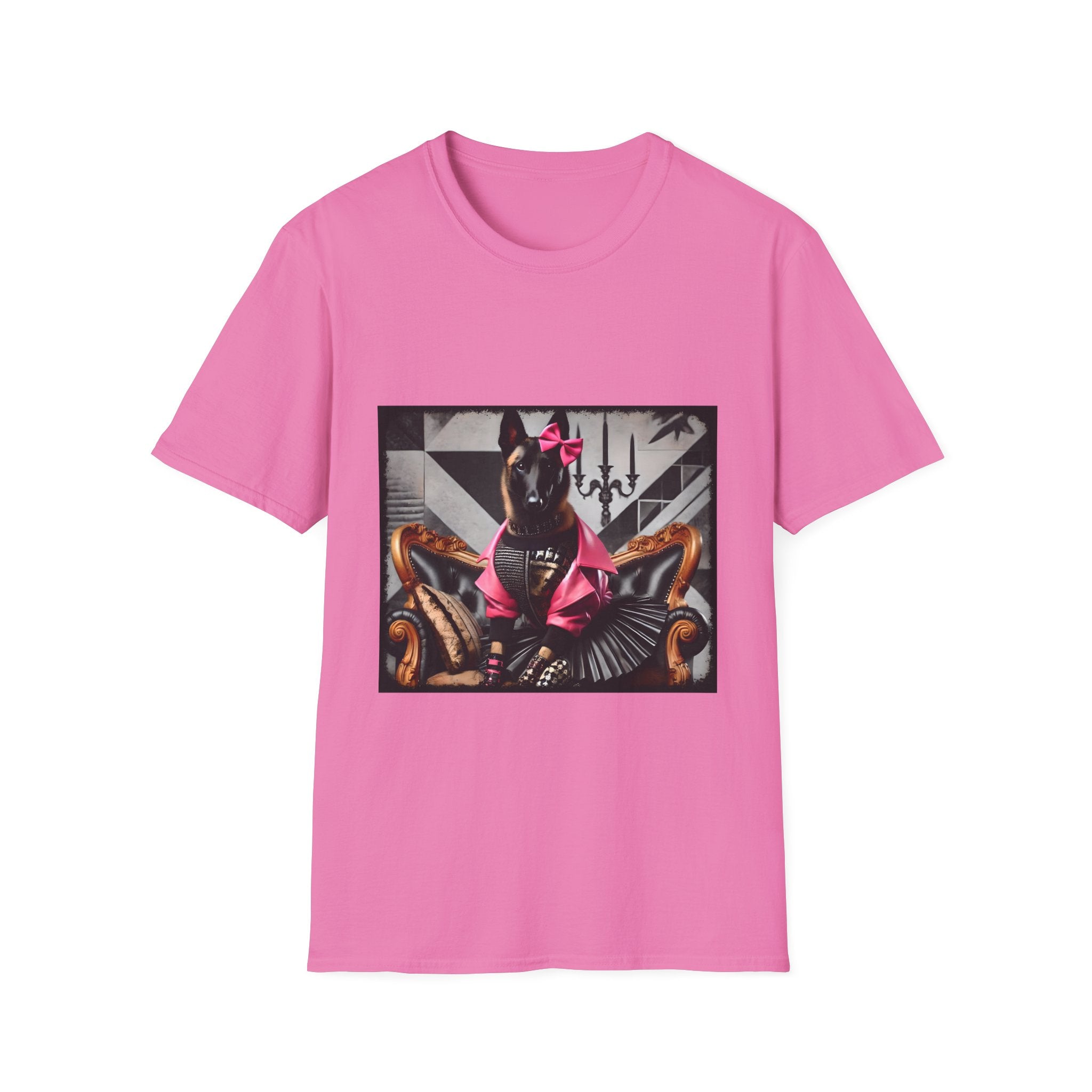 Belgian Malinois Pink Rocker | Unisex Dog T-Shirt