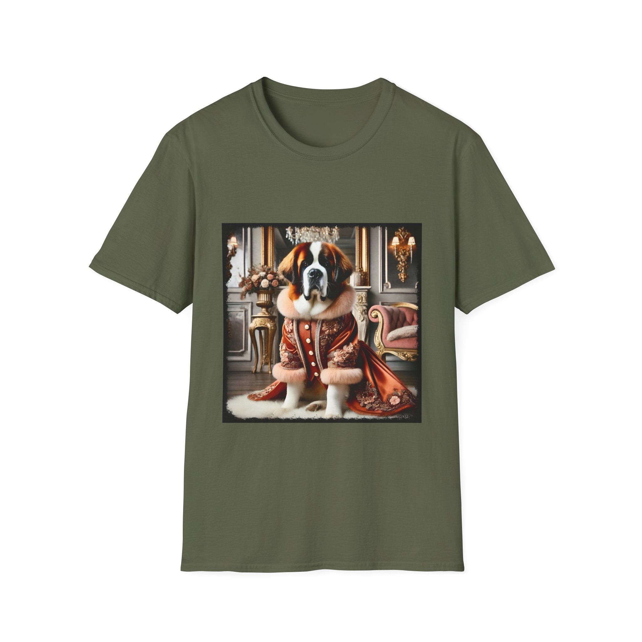 Saint Bernard Bougie Babe | Unisex Dog T-Shirt