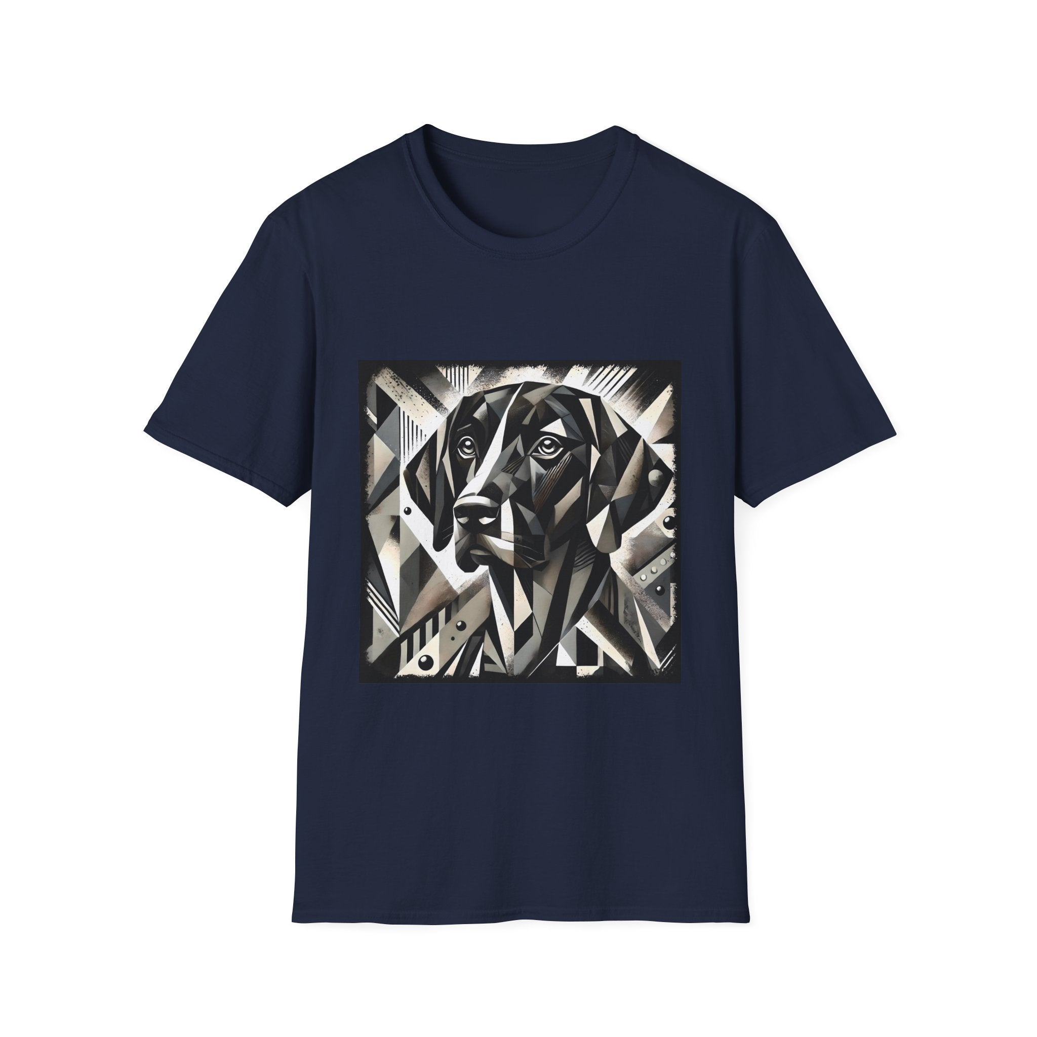 German Shorthaired Pointer B&W Geometric  | Unisex Dog T-Shirt