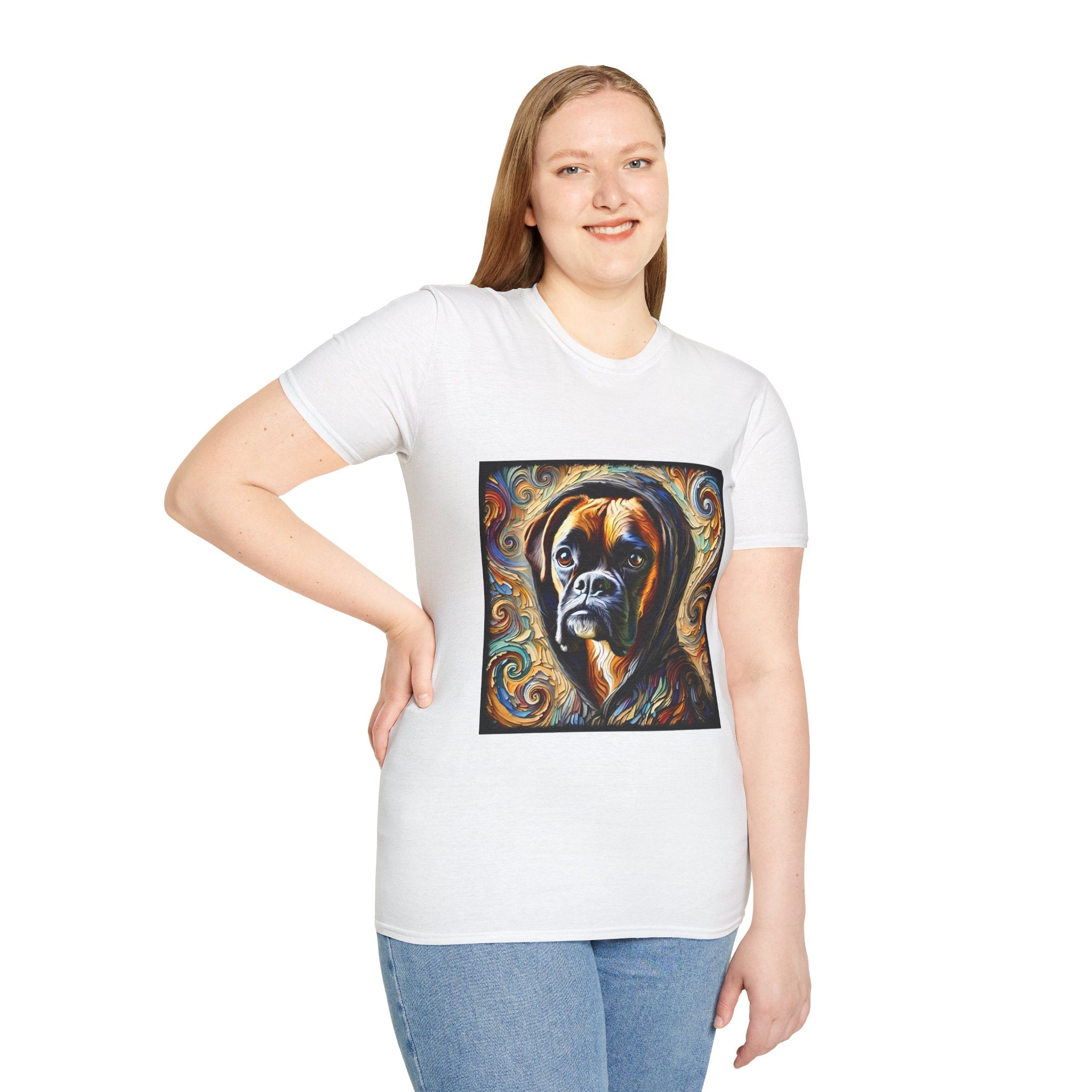 Boxer Urban Swirl | Unisex Dog T-Shirt