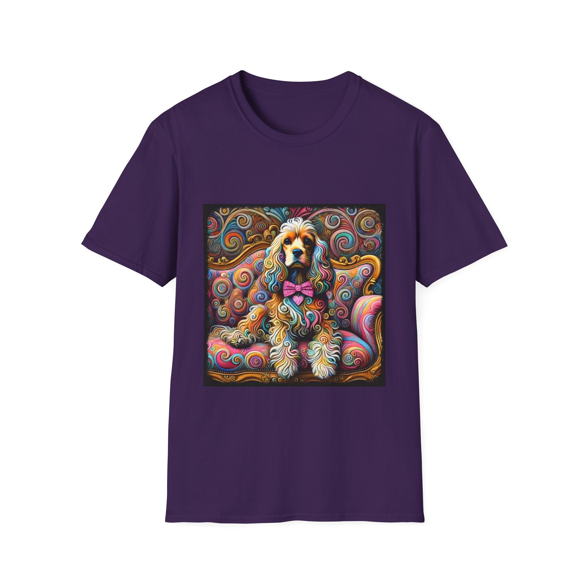 Cocker Spaniel Love Swirl | Unisex Dog T-Shirt