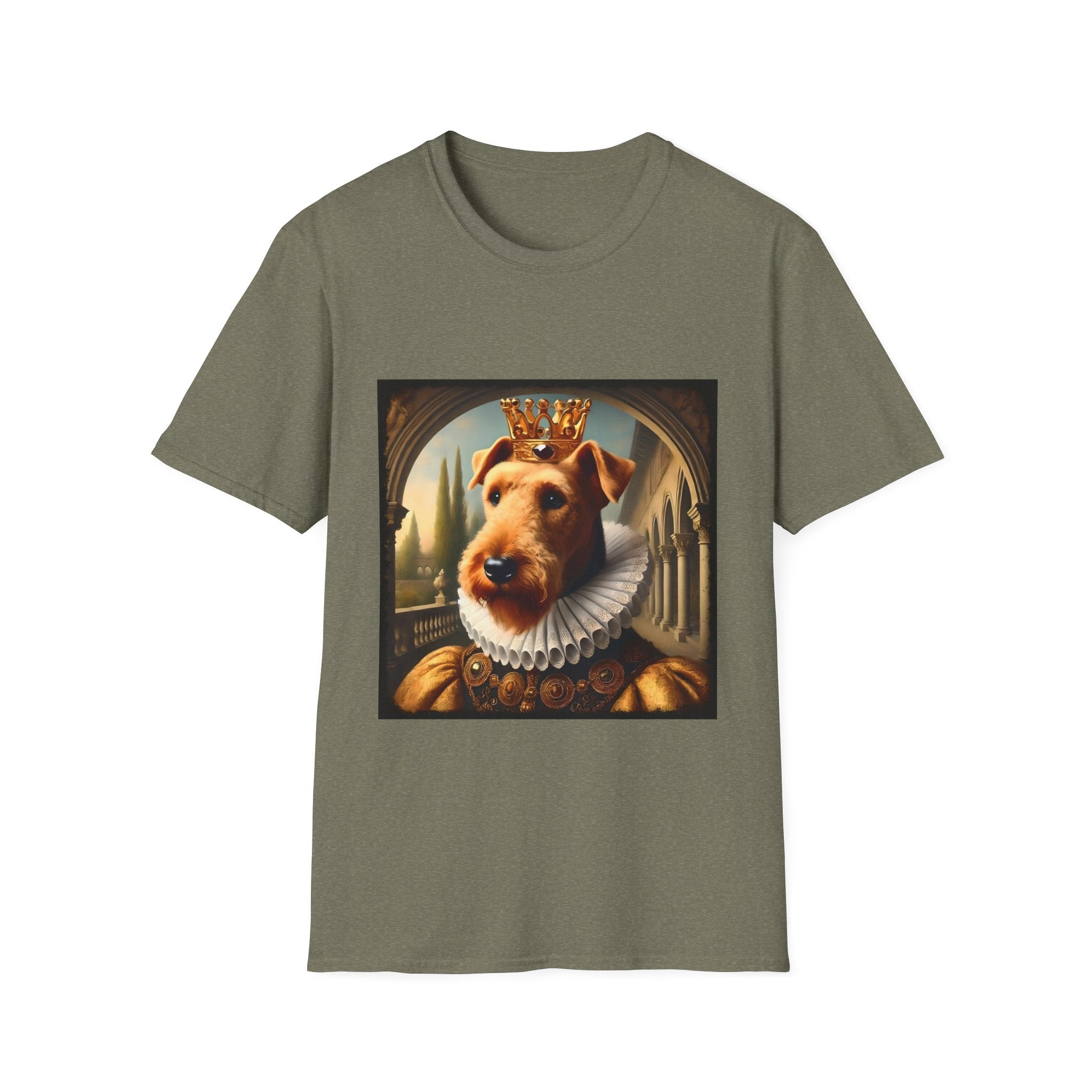 Airedale Terrier Crowned Gent | Unisex Dog T-Shirt