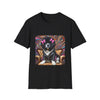 Newfoundland Pink Bow Vivid Rocker | Unisex Dog T-Shirt