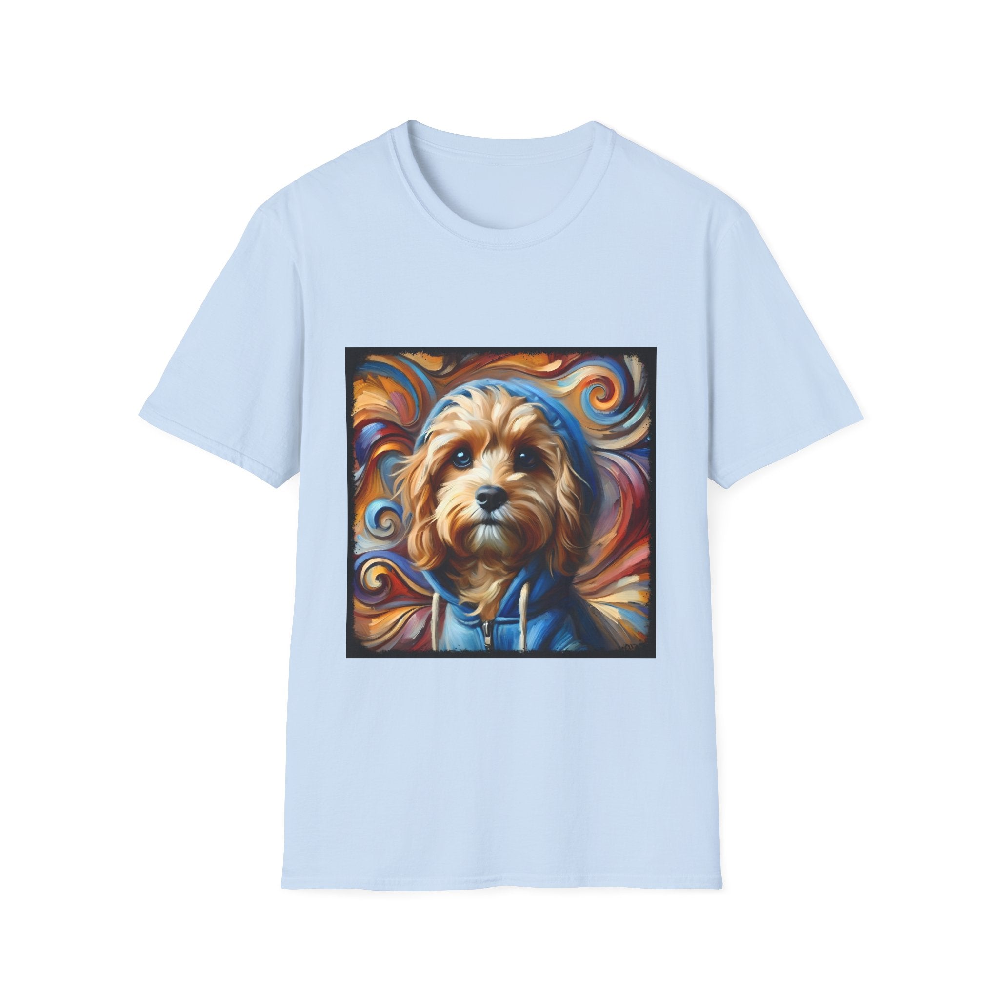 Cavapoo Blue Hoodie Swirl | Unisex Dog T-Shirt