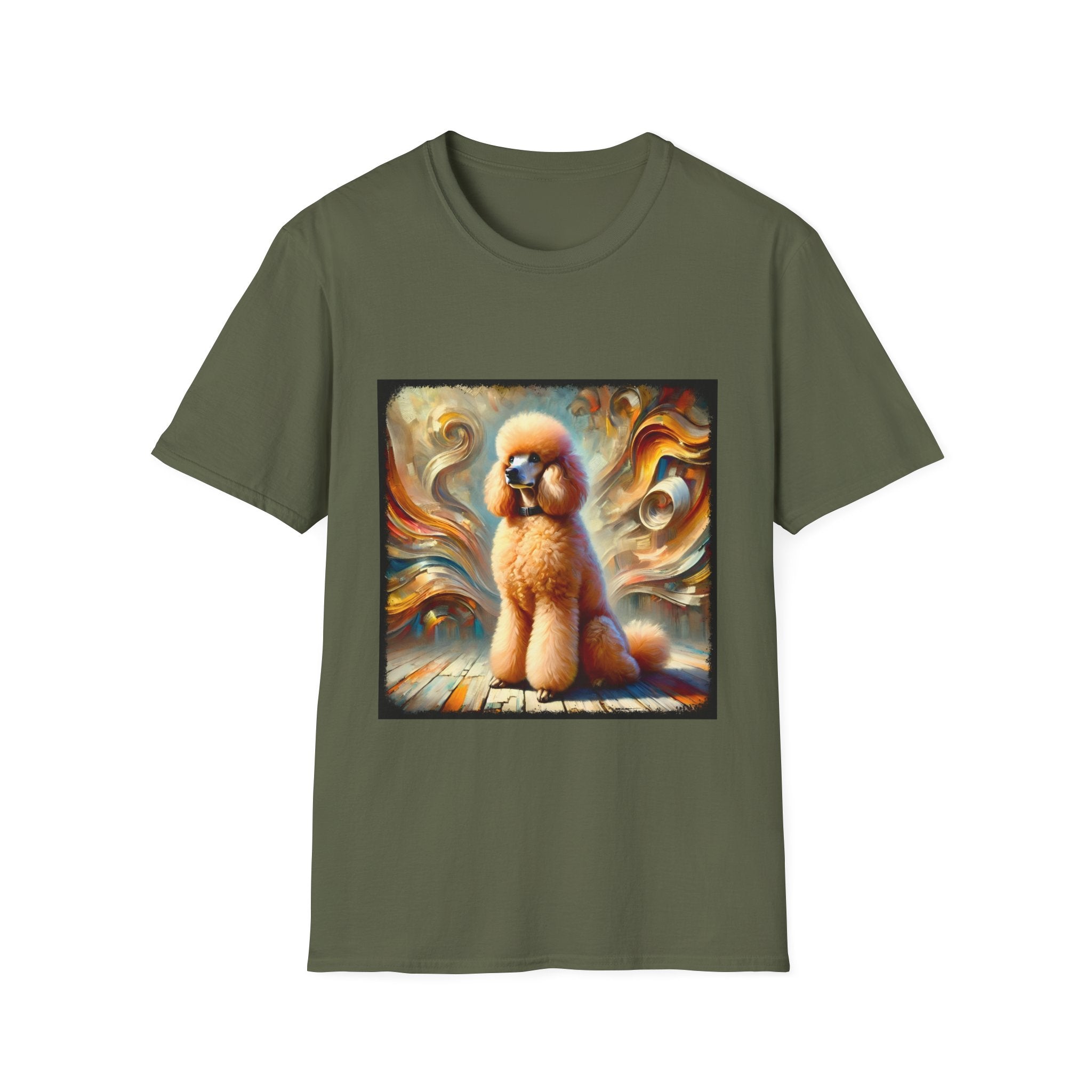 Poodle Golden Swirl | Unisex Dog T-Shirt