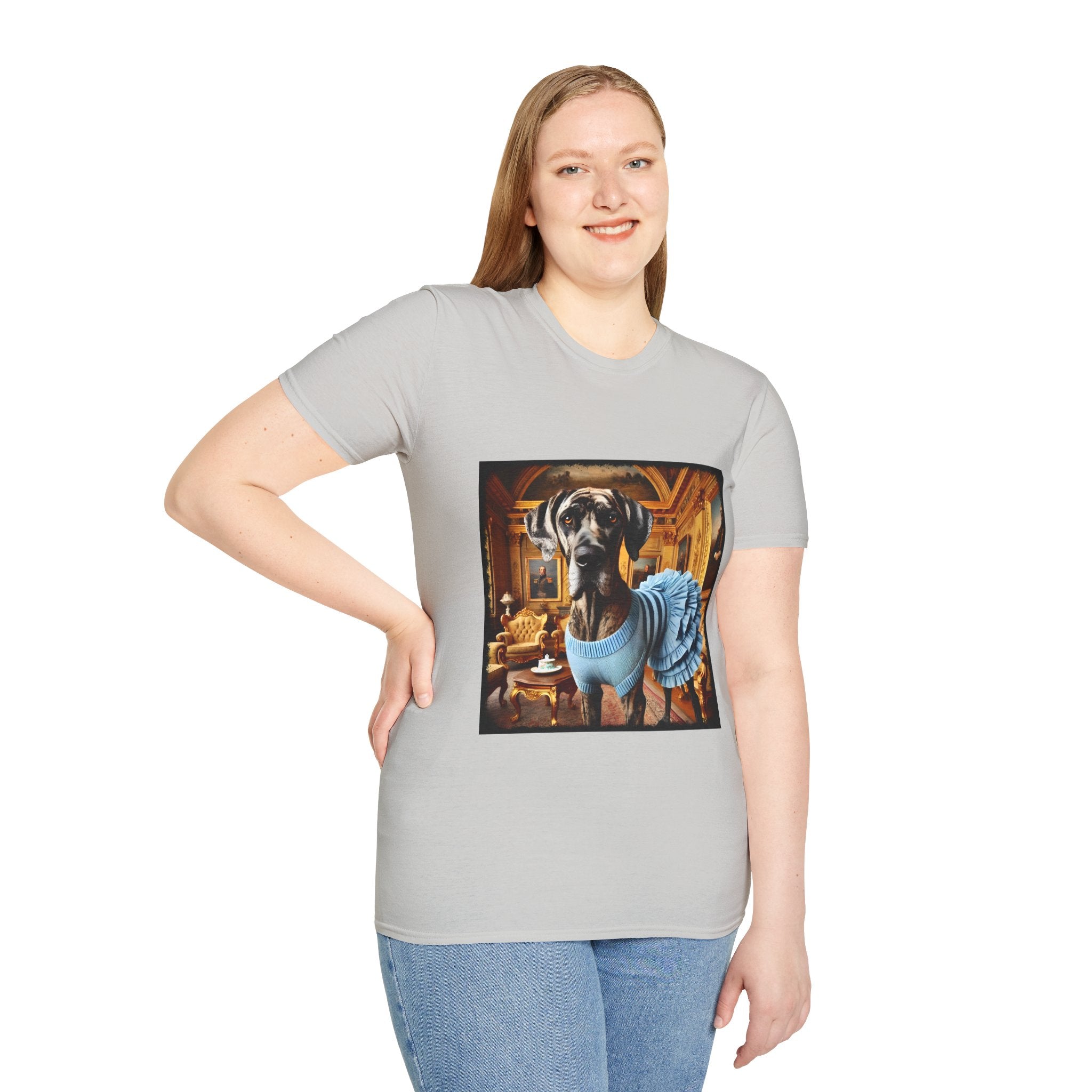 Great Dane Brindle Billionaire | Unisex Dog T-Shirt