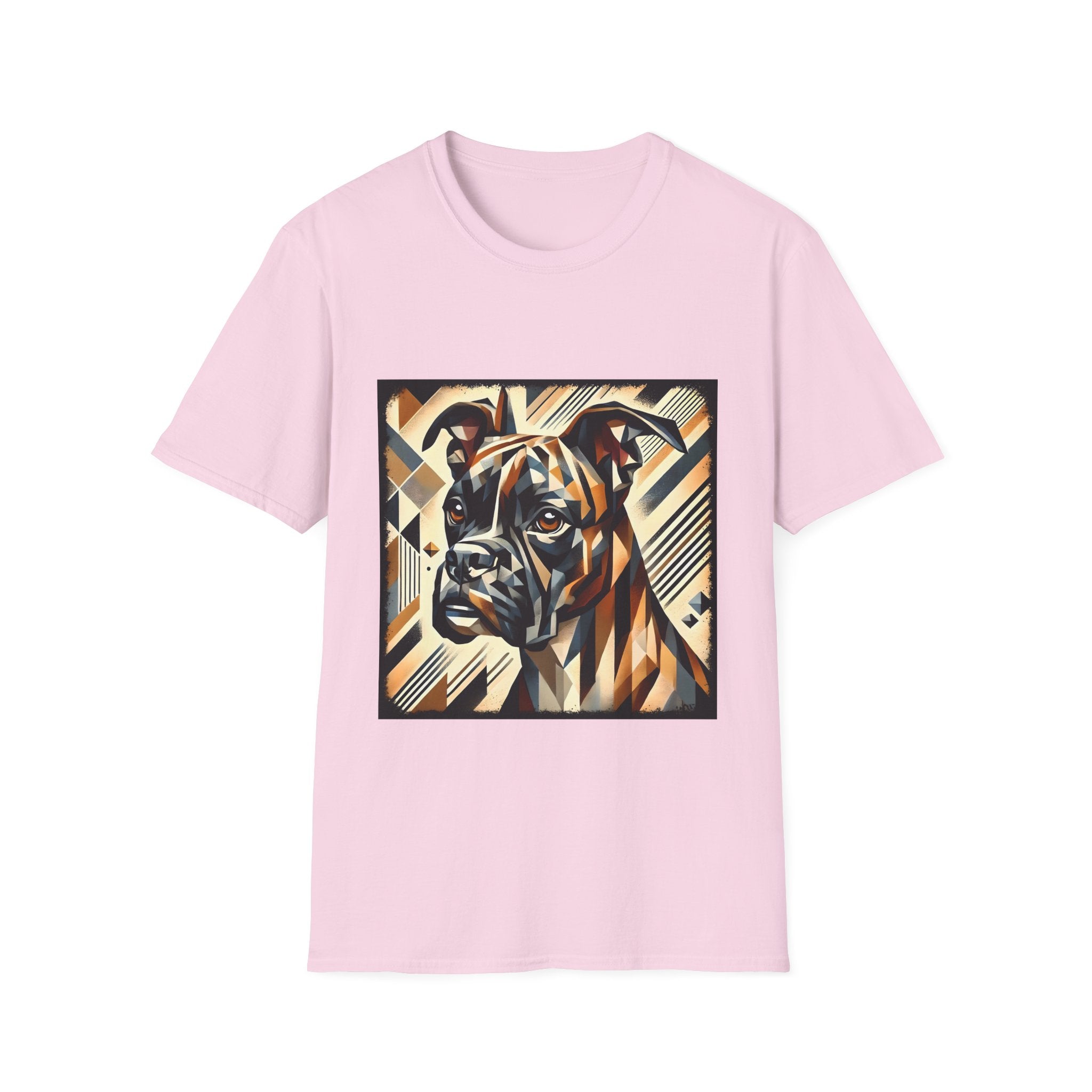 Boxer Modern Geometric | Unisex Dog T-Shirt