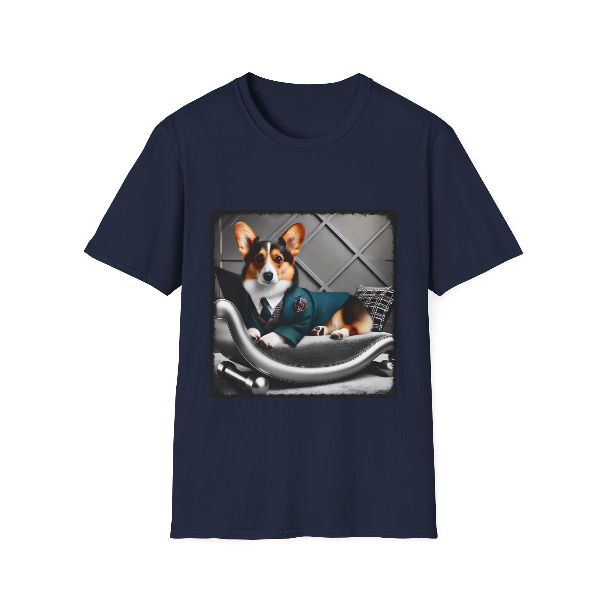 Pembroke Welsh Corgi Chic Chap | Unisex Dog T-Shirt