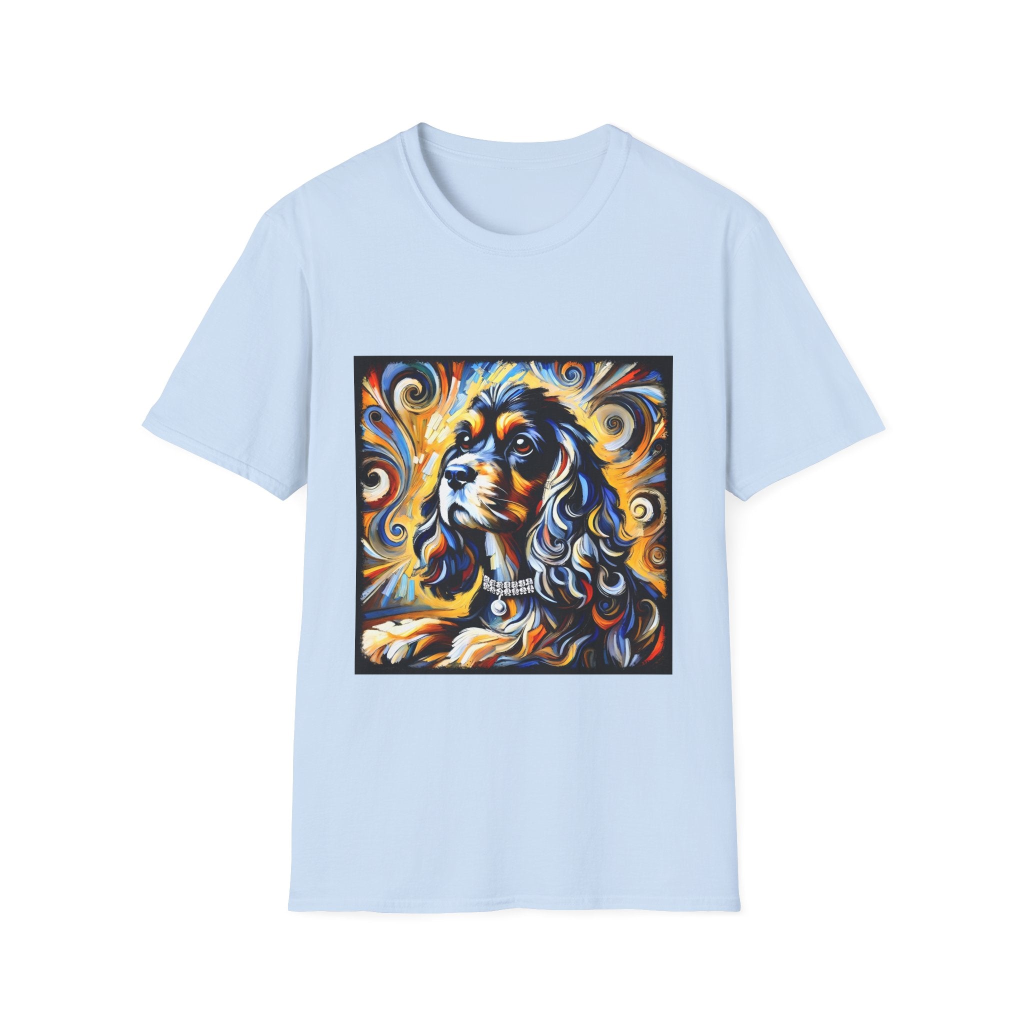 Cocker Spaniel Sun Swirl | Unisex Dog T-Shirt