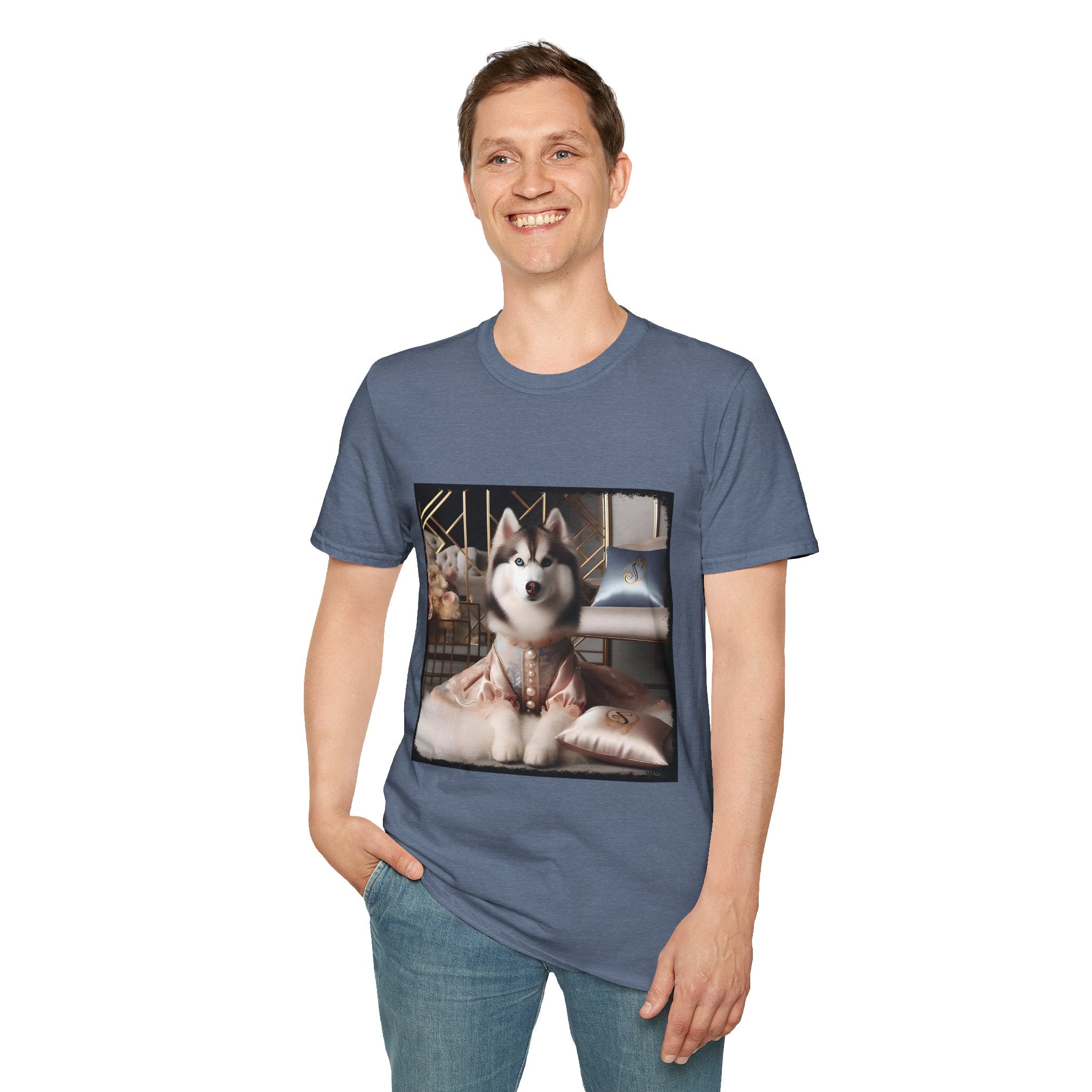 Siberian Husky Satin Diva | Unisex Dog T-Shirt
