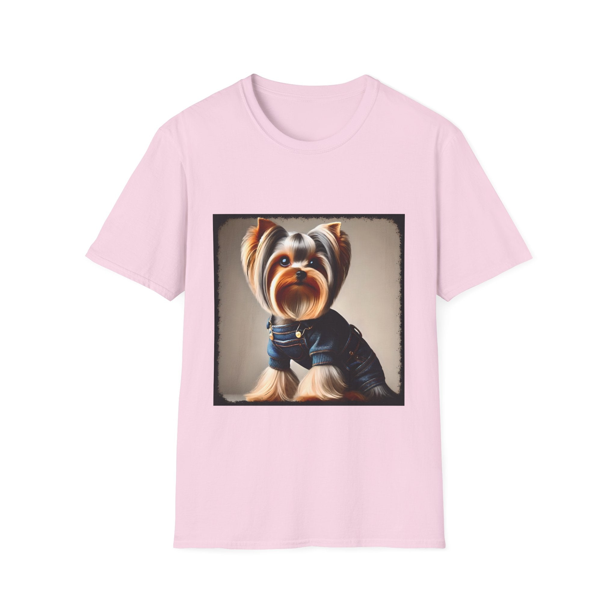 Yorkshire Terrier Denim Belle | Unisex Dog T-Shirt