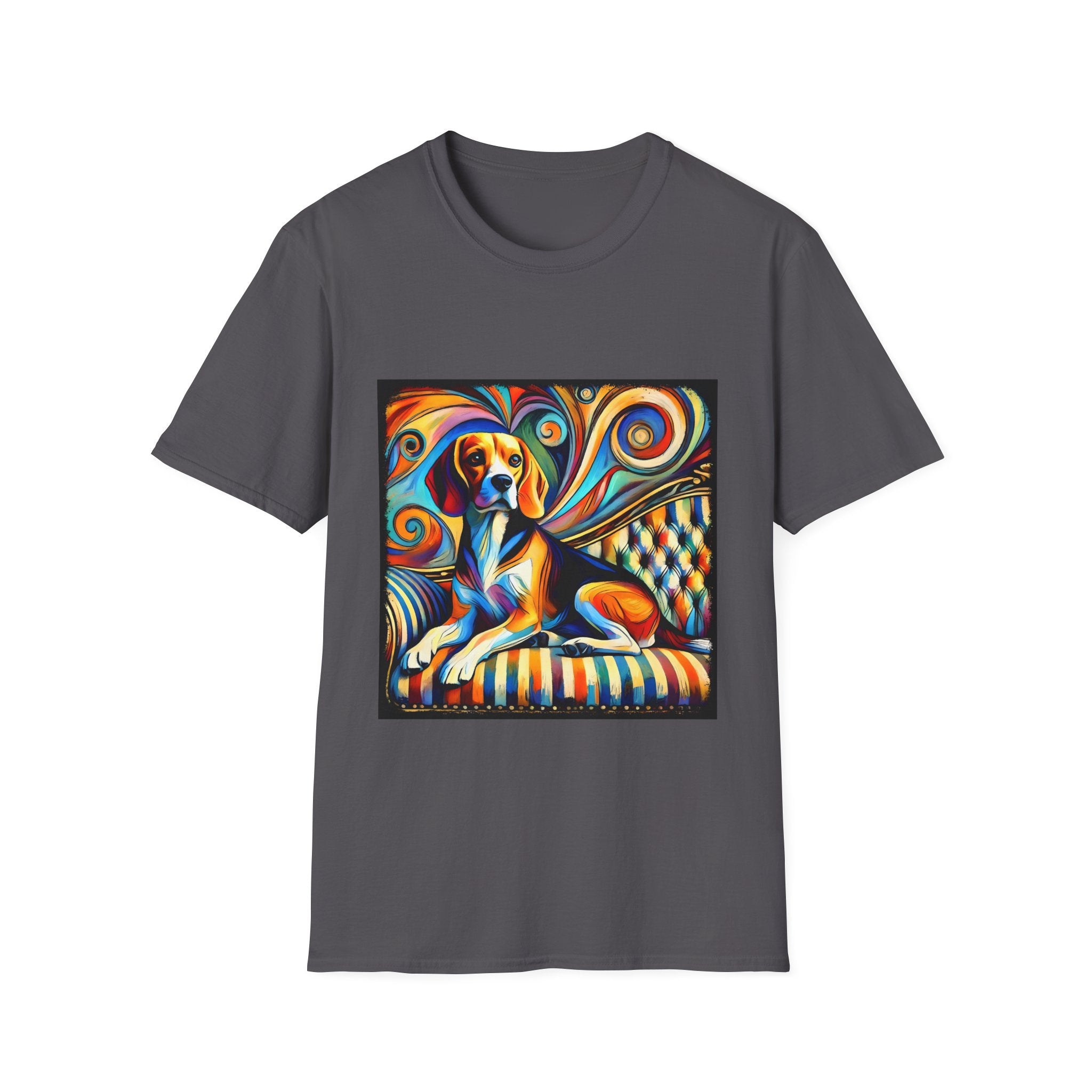 Beagle Vivid Sun Swirl  | Unisex Dog T-Shirt