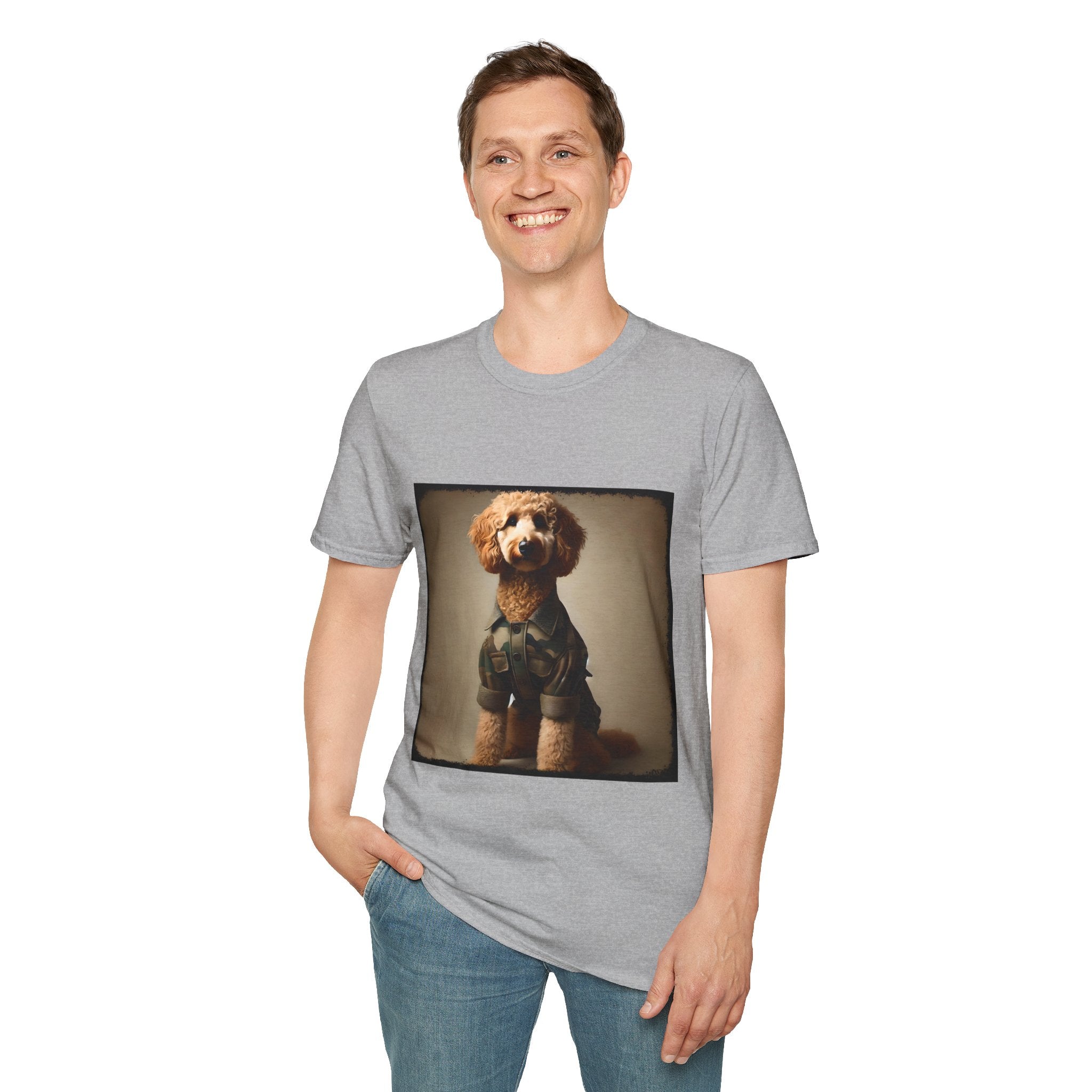Goldendoodle Green Camo Cutie | Unisex Dog T-Shirt