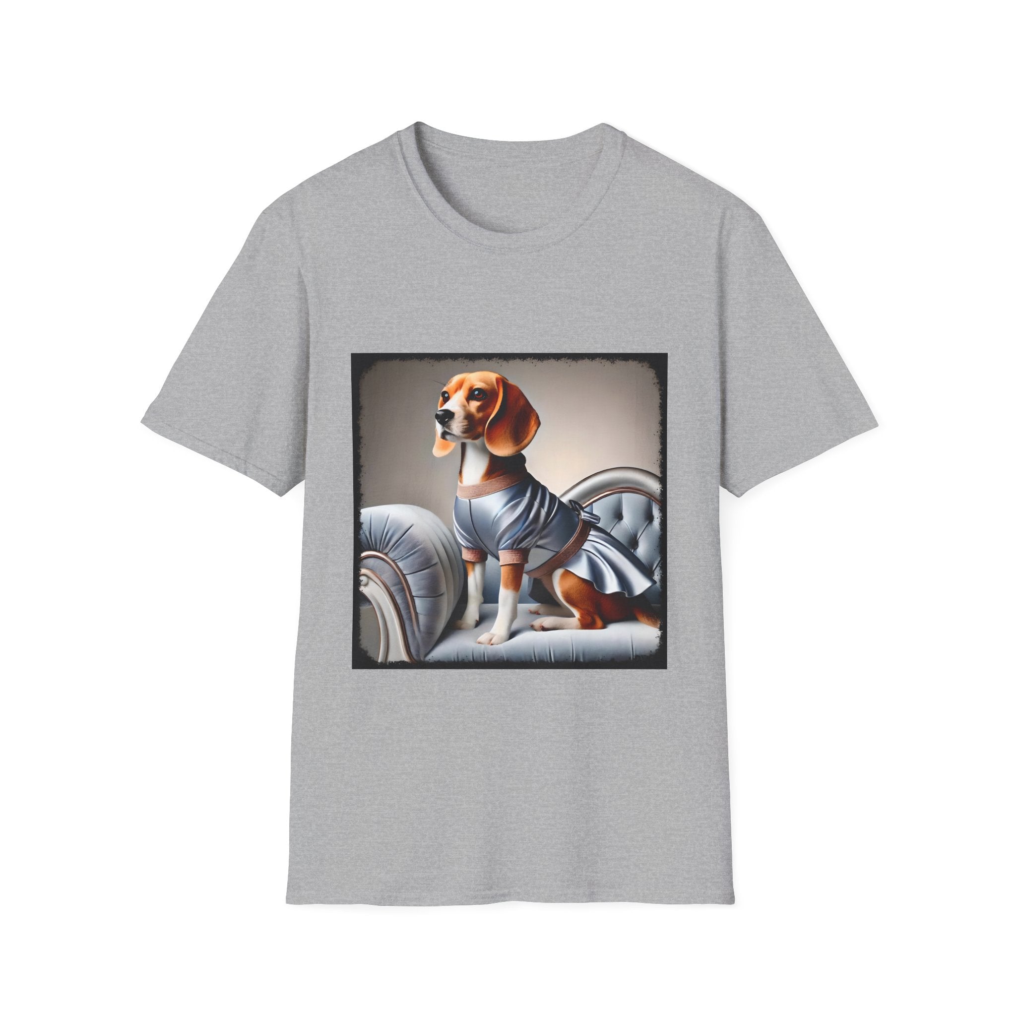 Beagle Satin Seductress | Unisex Dog T-Shirt