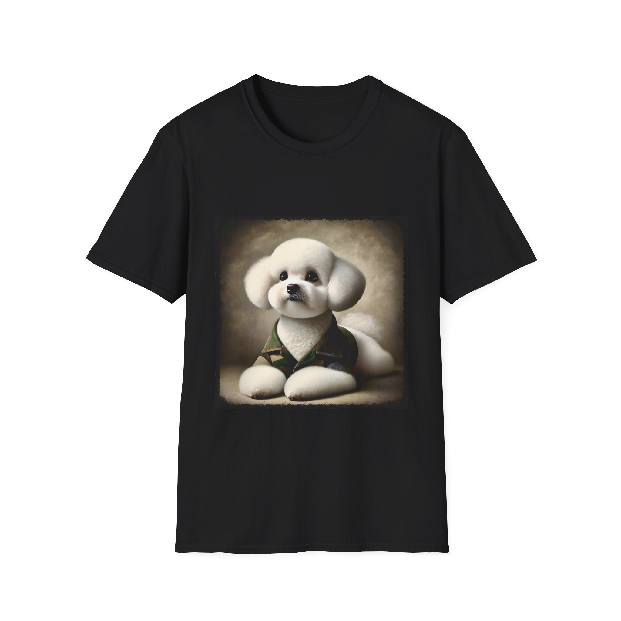 Bichon Frise Camo Cutie | Unisex Dog T-Shirt
