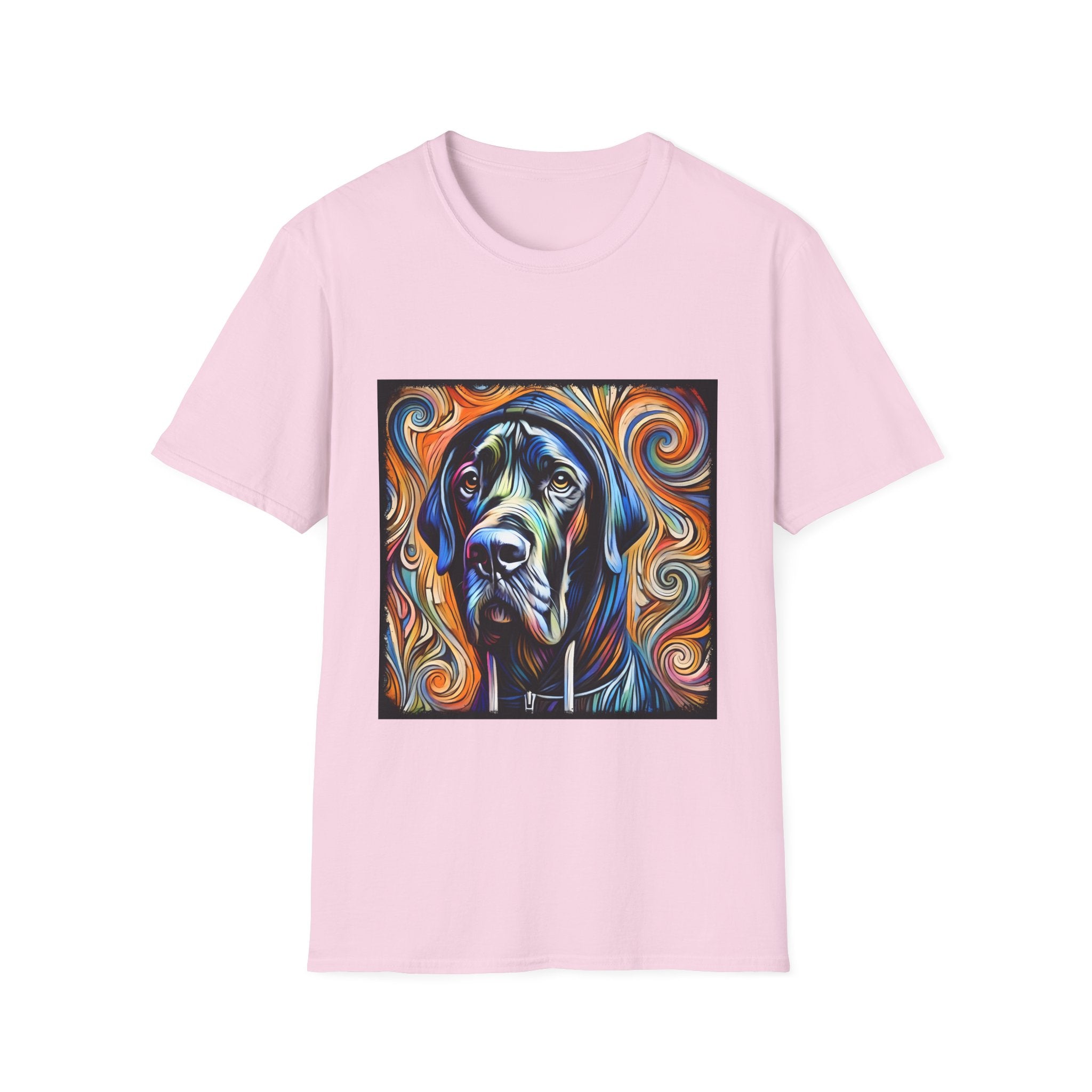 Great Dane Relaxed Swirl II | Unisex Dog T-Shirt