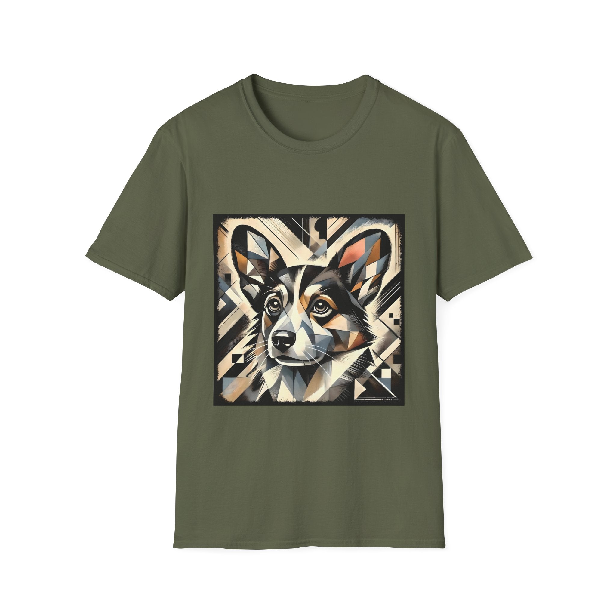Pembroke Welsh Corgi Geometric | Unisex Dog T-Shirt