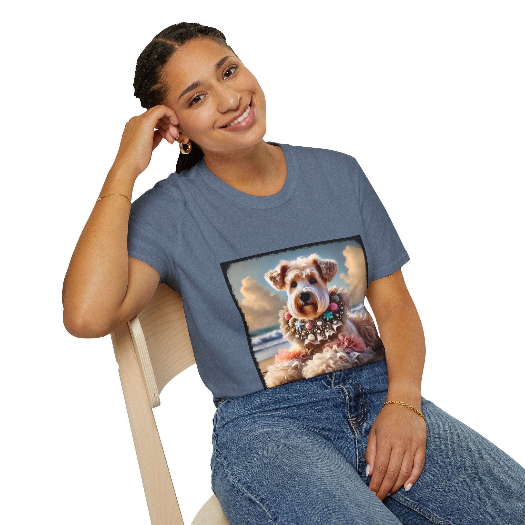 Wheaten Terrier Beach Babe | Unisex Dog T-Shirt