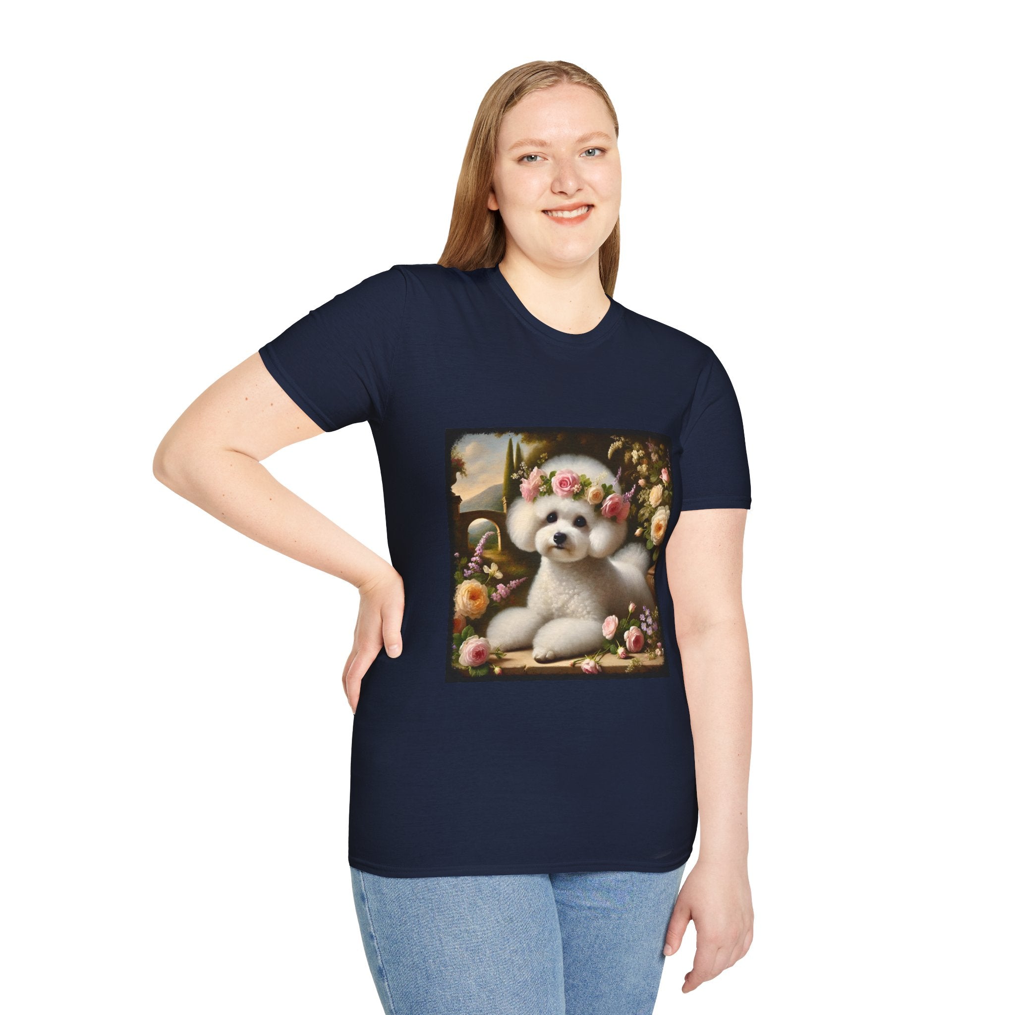 Bichon Frise Botanical Beauty | Unisex Dog T-Shirt