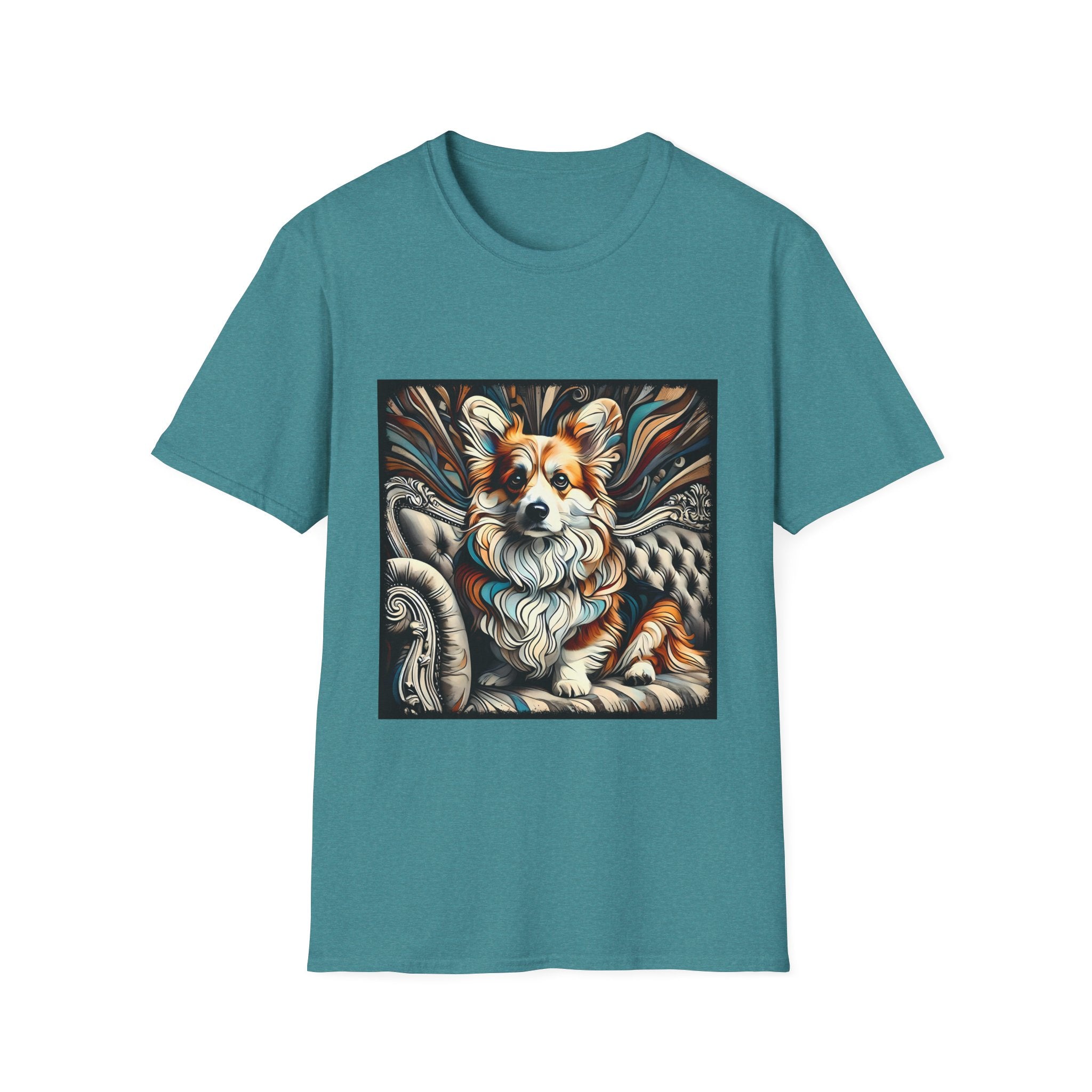 Pembroke Welsh Corgi Earthy Swirl | Unisex Dog T-Shirt