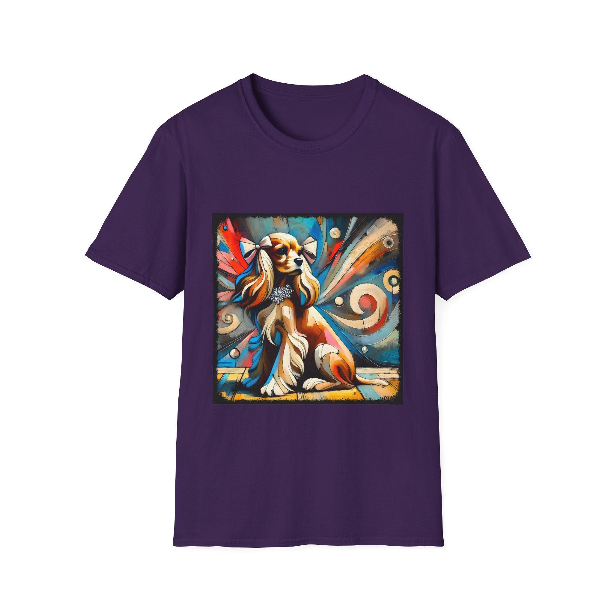 Cocker Spaniel Vivid Swirl | Unisex Dog T-Shirt