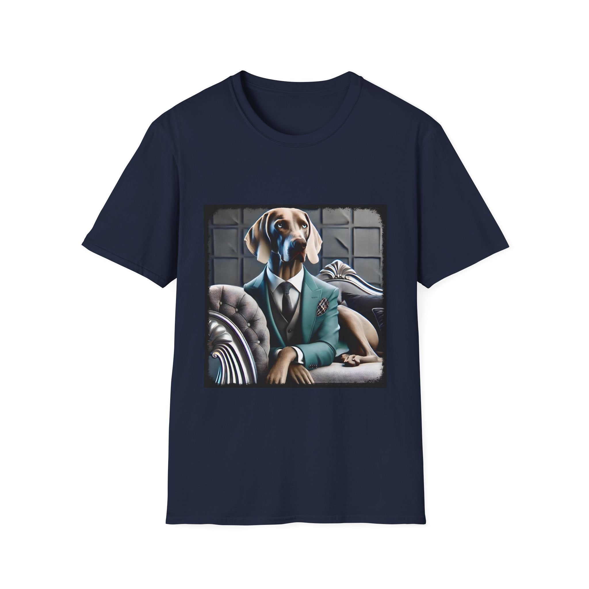 Weimaraner Teal Gent | Unisex Dog T-Shirt