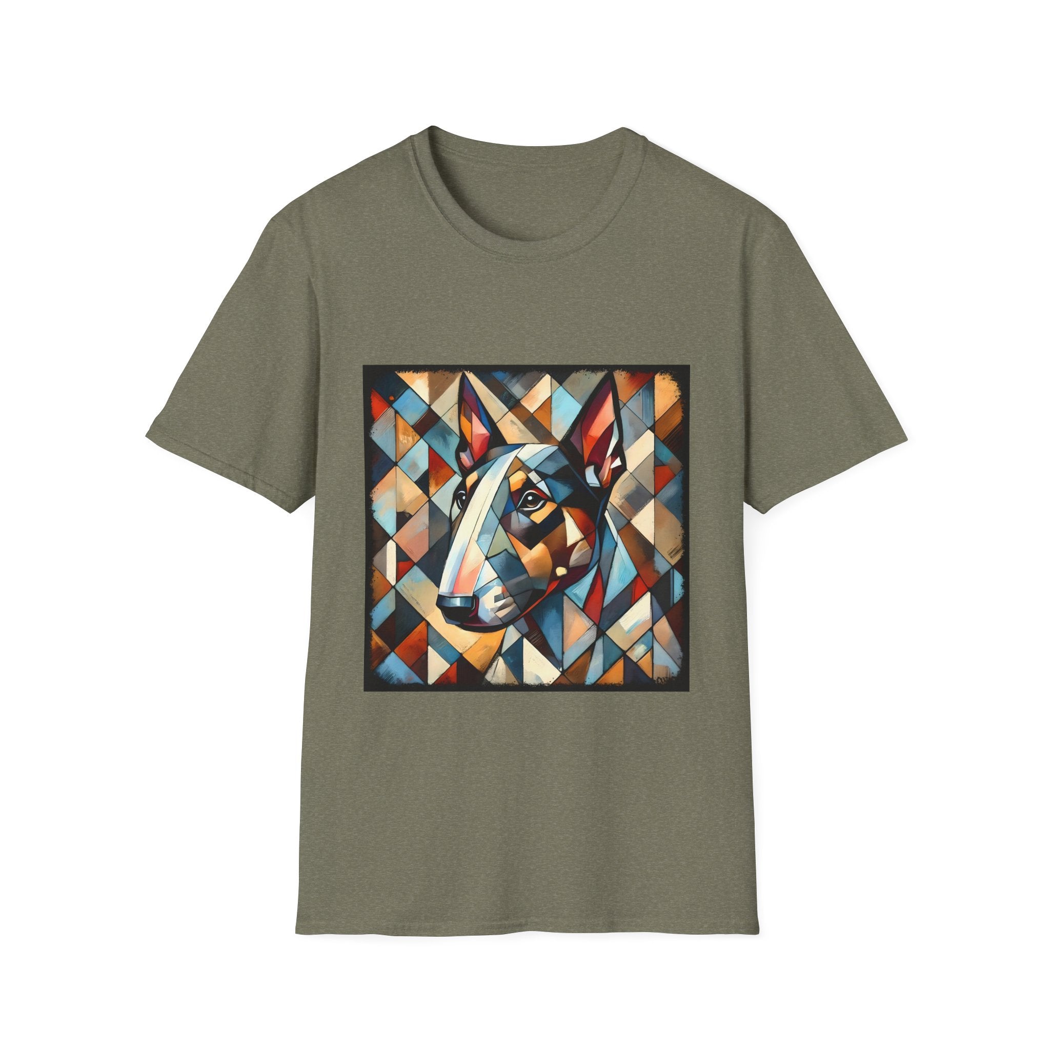 Bull Terrier Warm Geometric | Unisex Dog T-Shirt