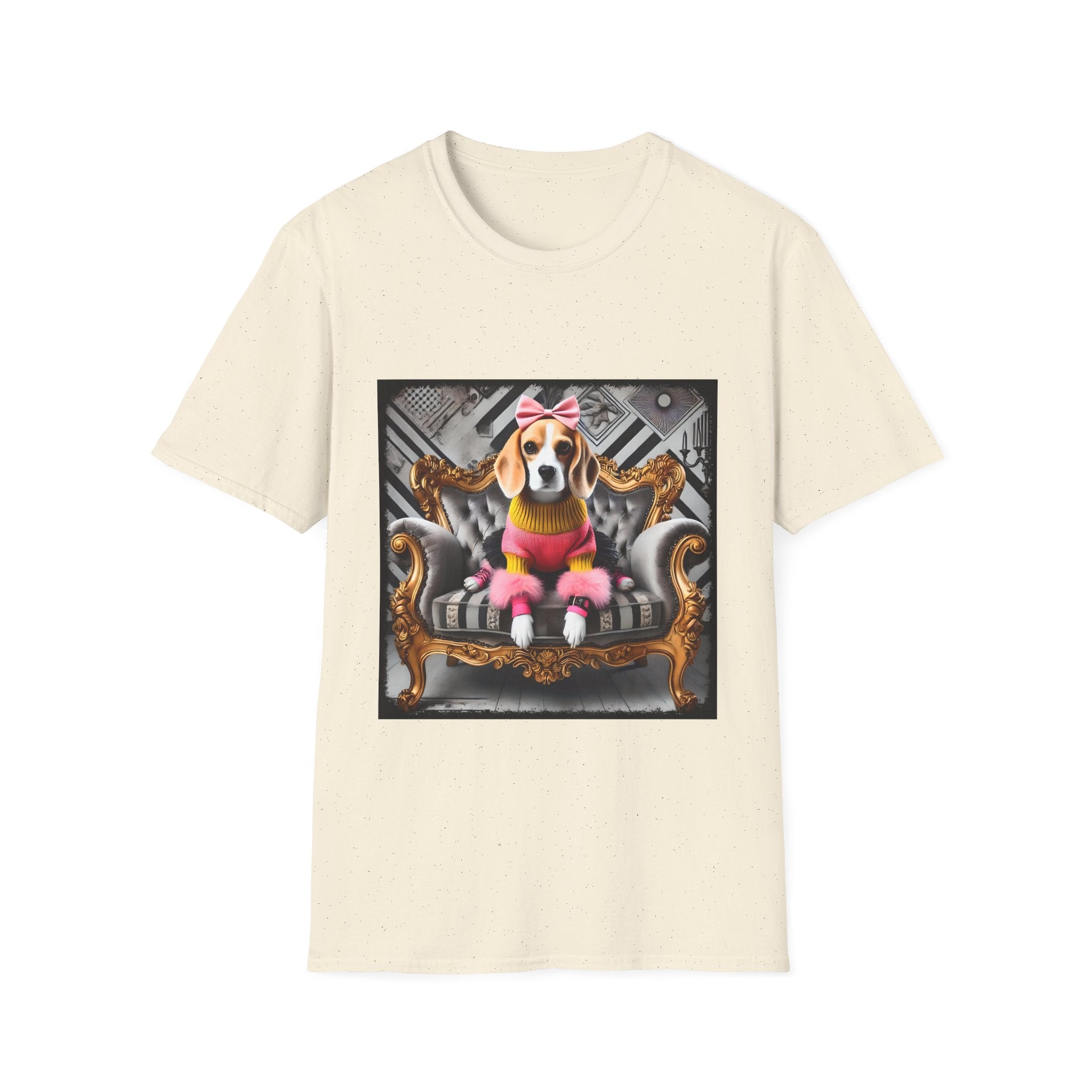 Beagle Pink Diva | Unisex Dog T-Shirt