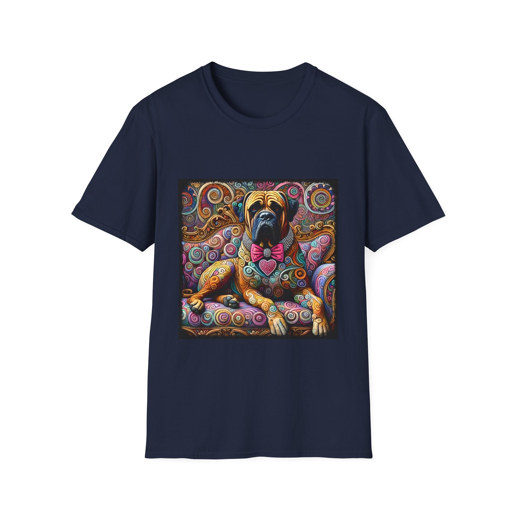Bullmastiff Love Swirl | Unisex Dog T-Shirt