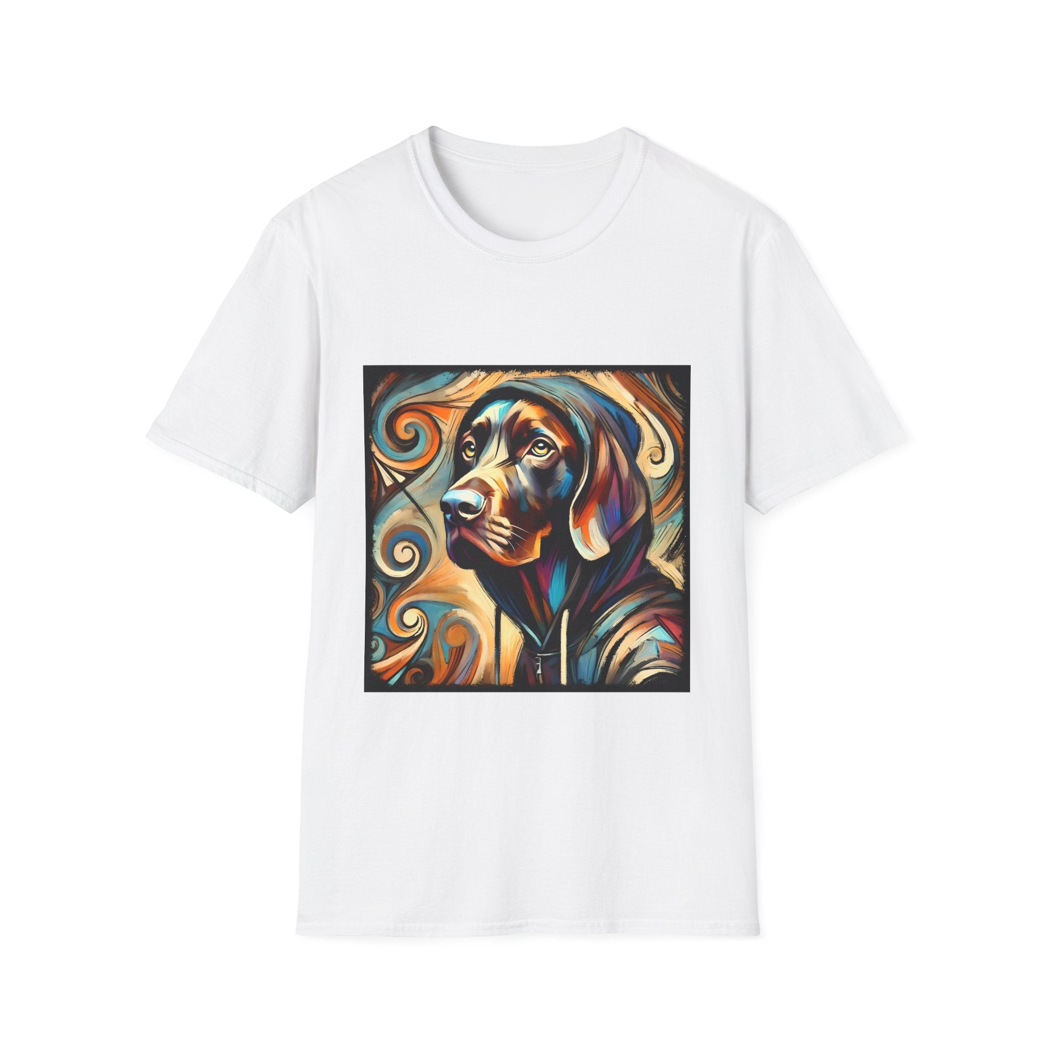 German Shorthaired Pointer Relaxed Swirl | Unisex Dog T-Shirt