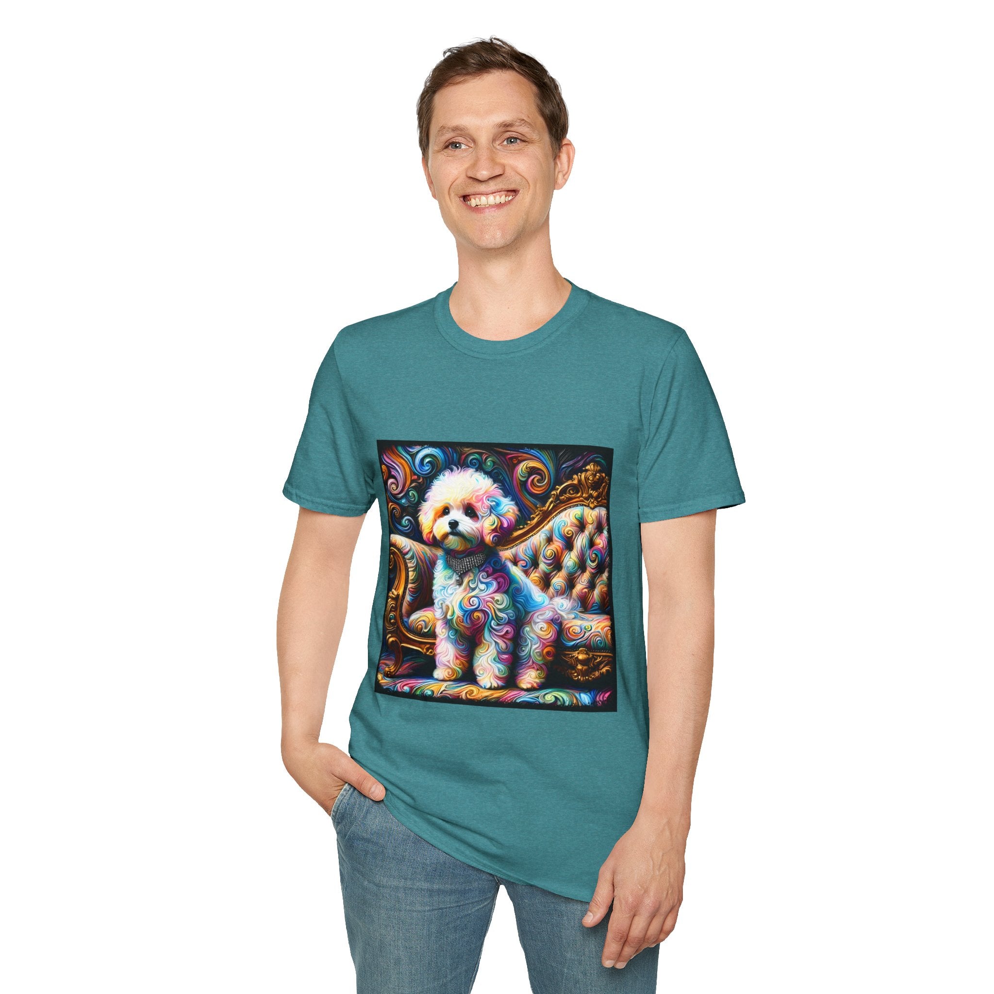 Bichon Frise Beautiful Swirl | Unisex Dog T-Shirt