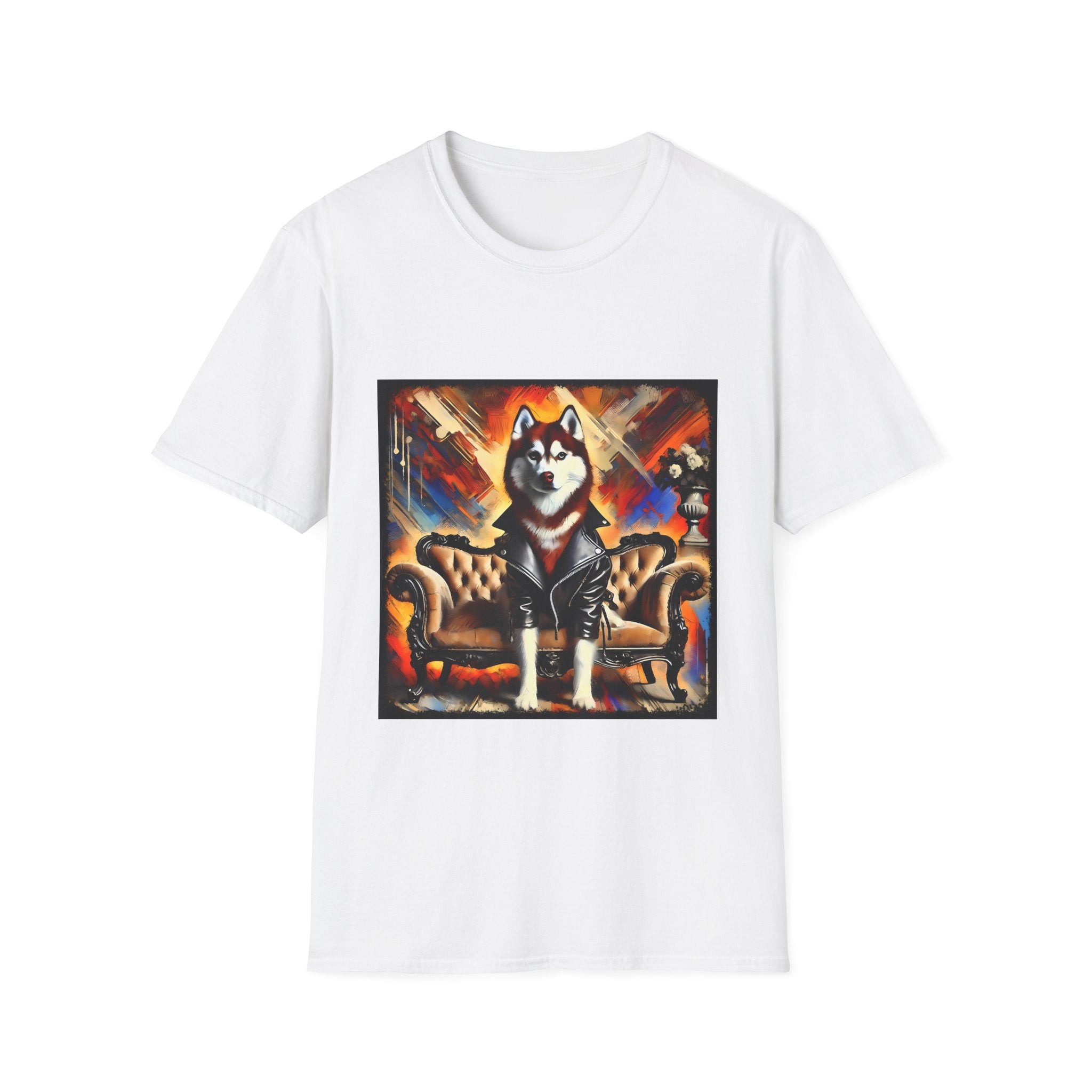 Siberian Husky Vivid Classic | Unisex Dog T-Shirt