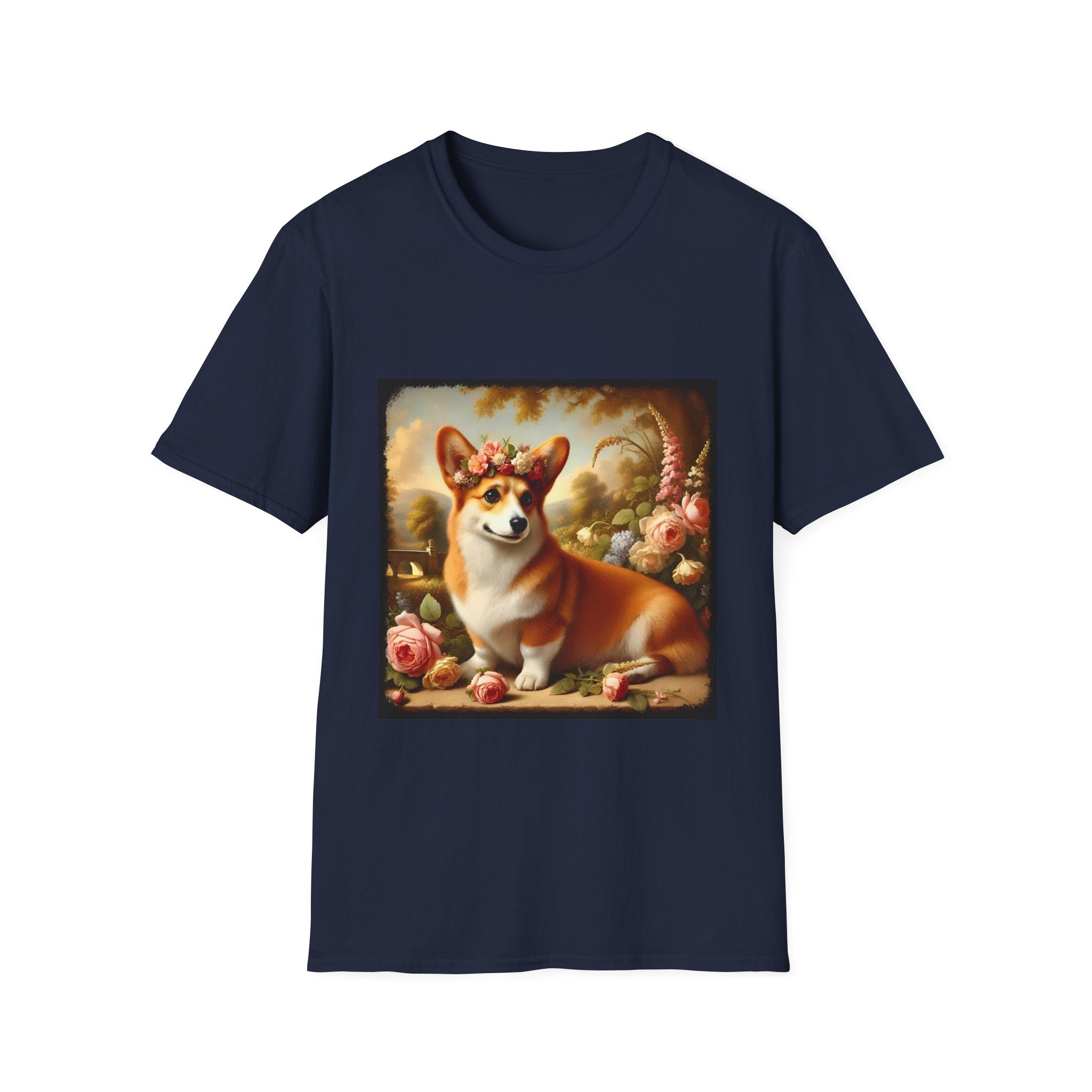 Pembroke Welsh Corgi Botanical Beauty | Unisex Dog T-Shirt