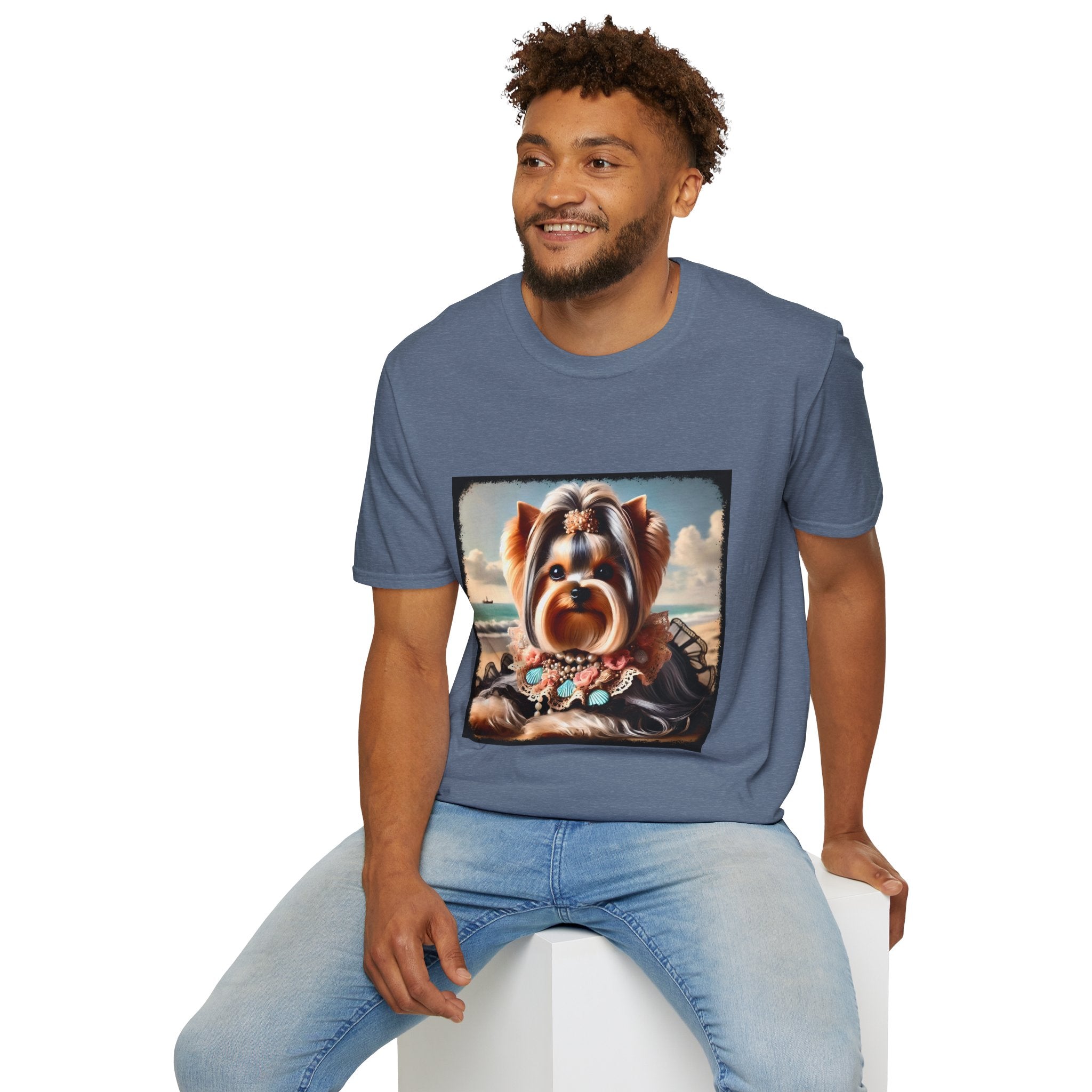 Yorkshire Terrier Beach Beauty | Unisex Dog T-Shirt