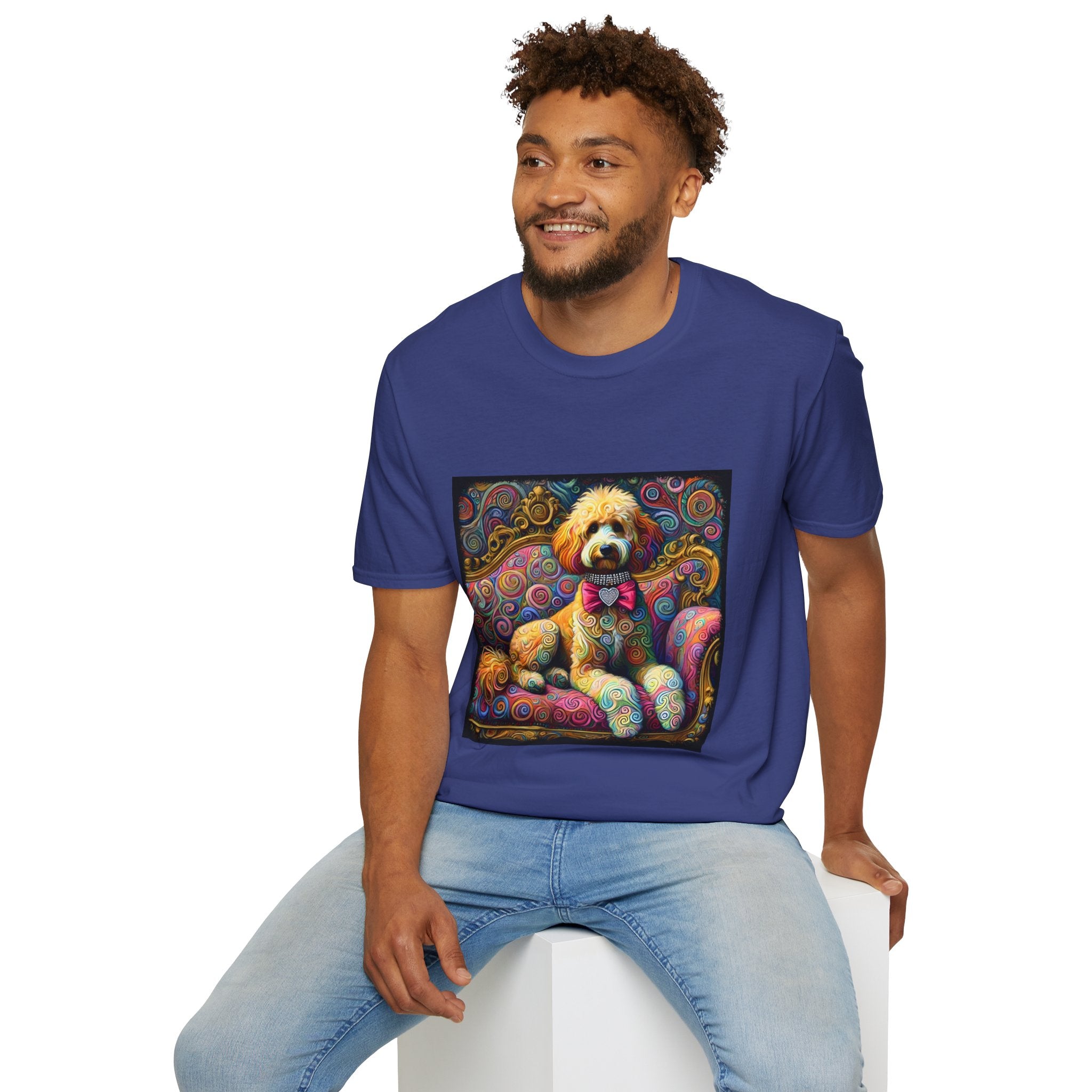 Goldendoodle Love Swirl | Unisex Dog T-Shirt