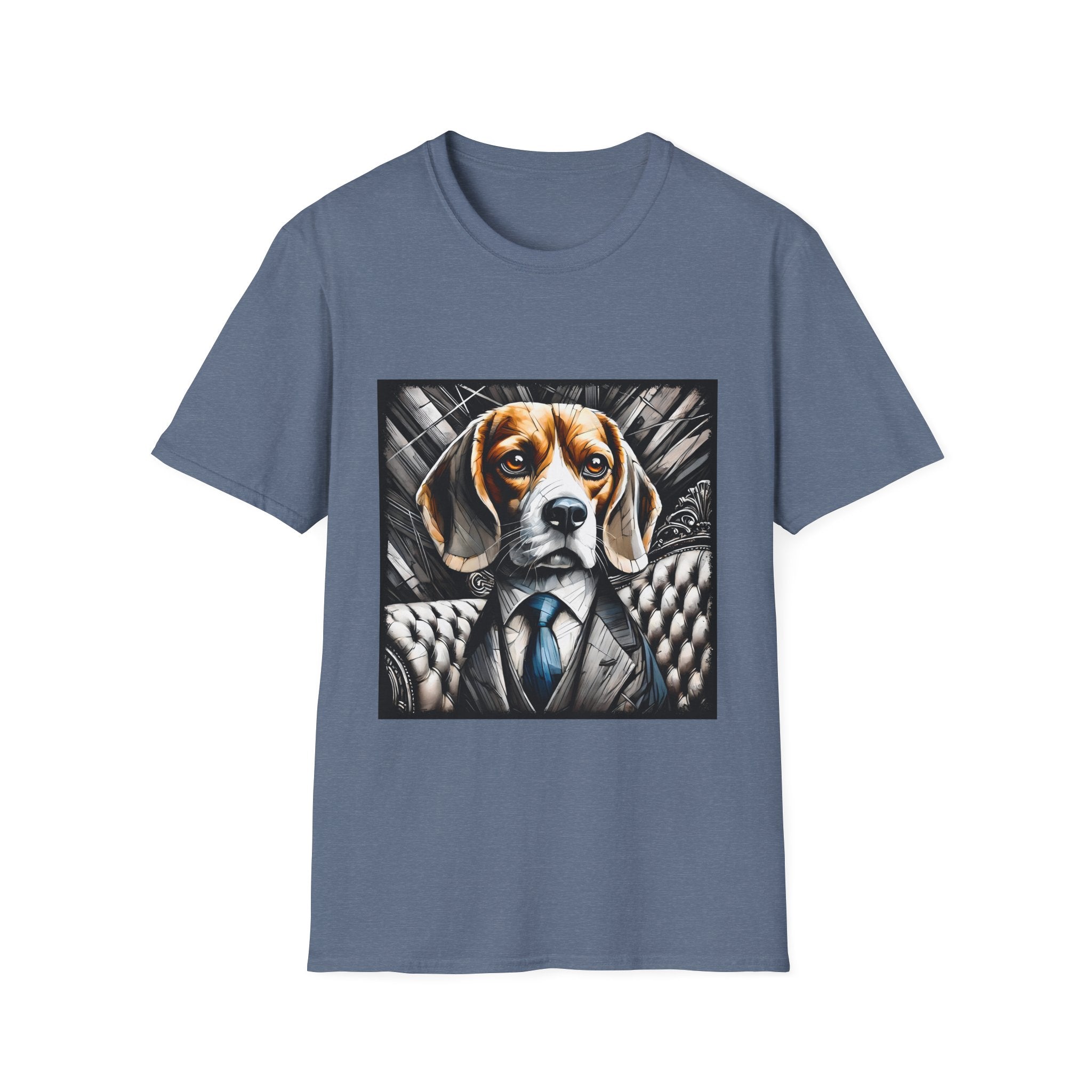 Beagle B&W Bold Eyes | Unisex Dog T-Shirt