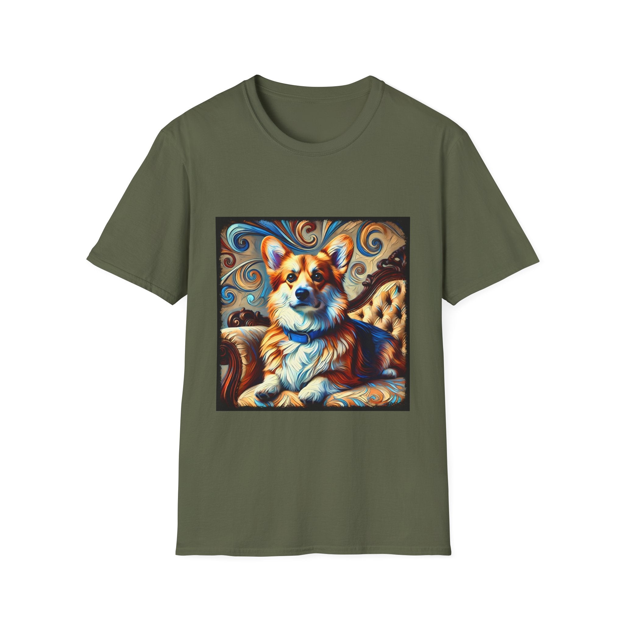Pembroke Welsh Corgi Warm Swirl | Unisex Dog T-Shirt