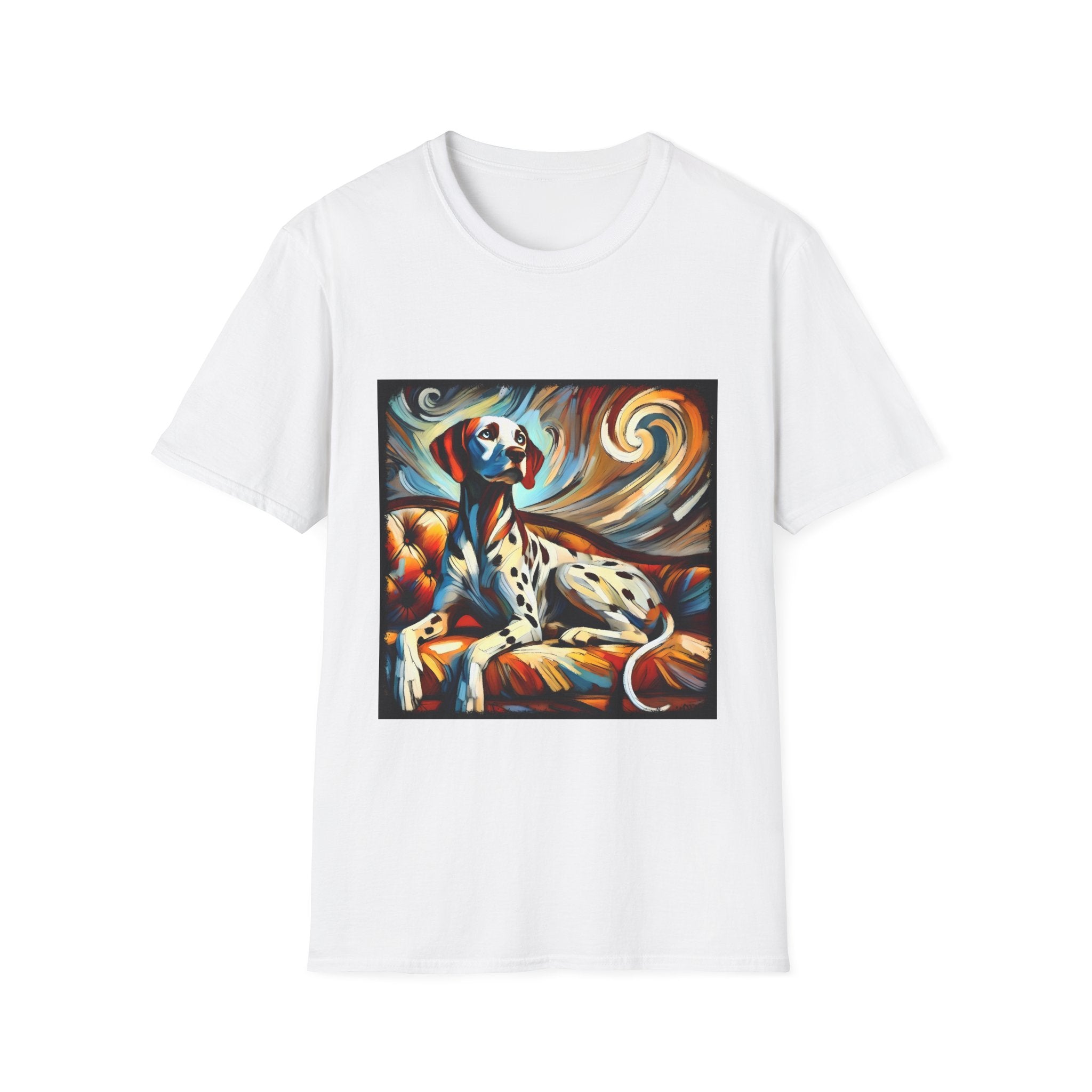 Dalmatian Warm Swirl | Unisex Dog T-Shirt
