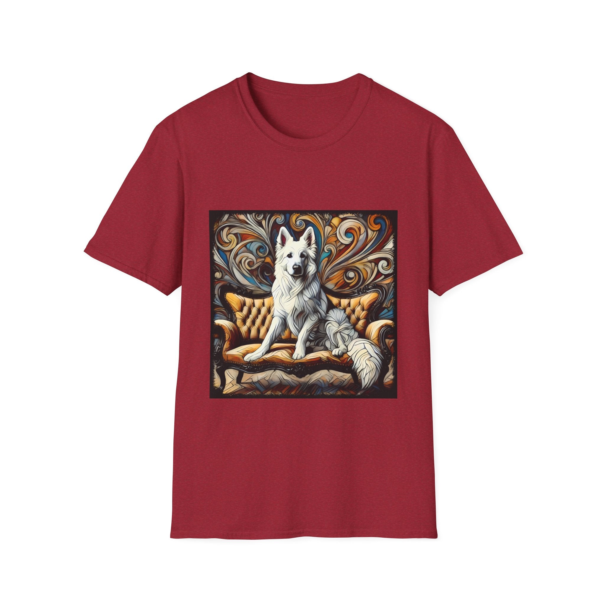 German Shepherd Bold Swirl | Unisex Dog T-Shirt