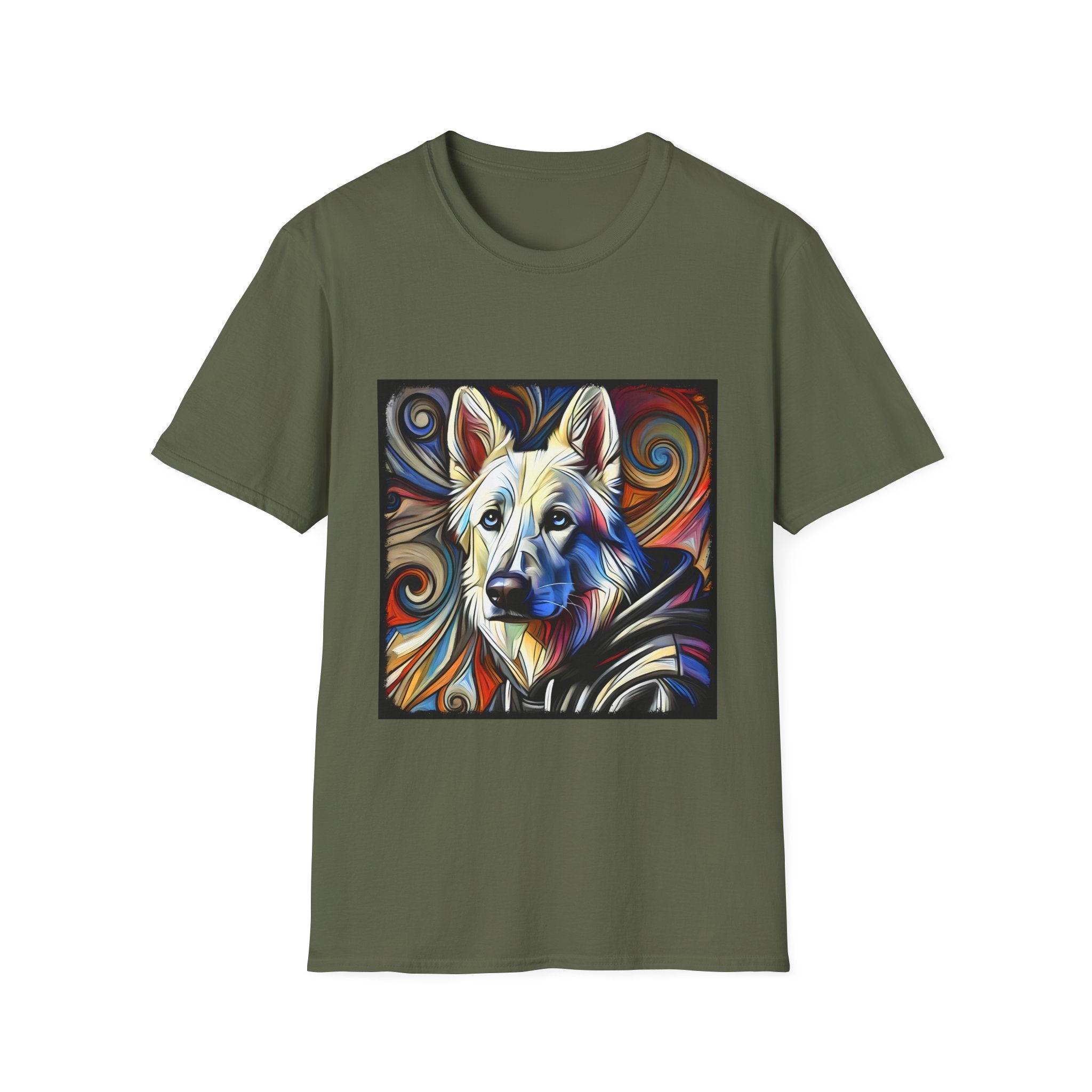 German Shepherd Hoodie Swirl | Unisex Dog T-Shirt
