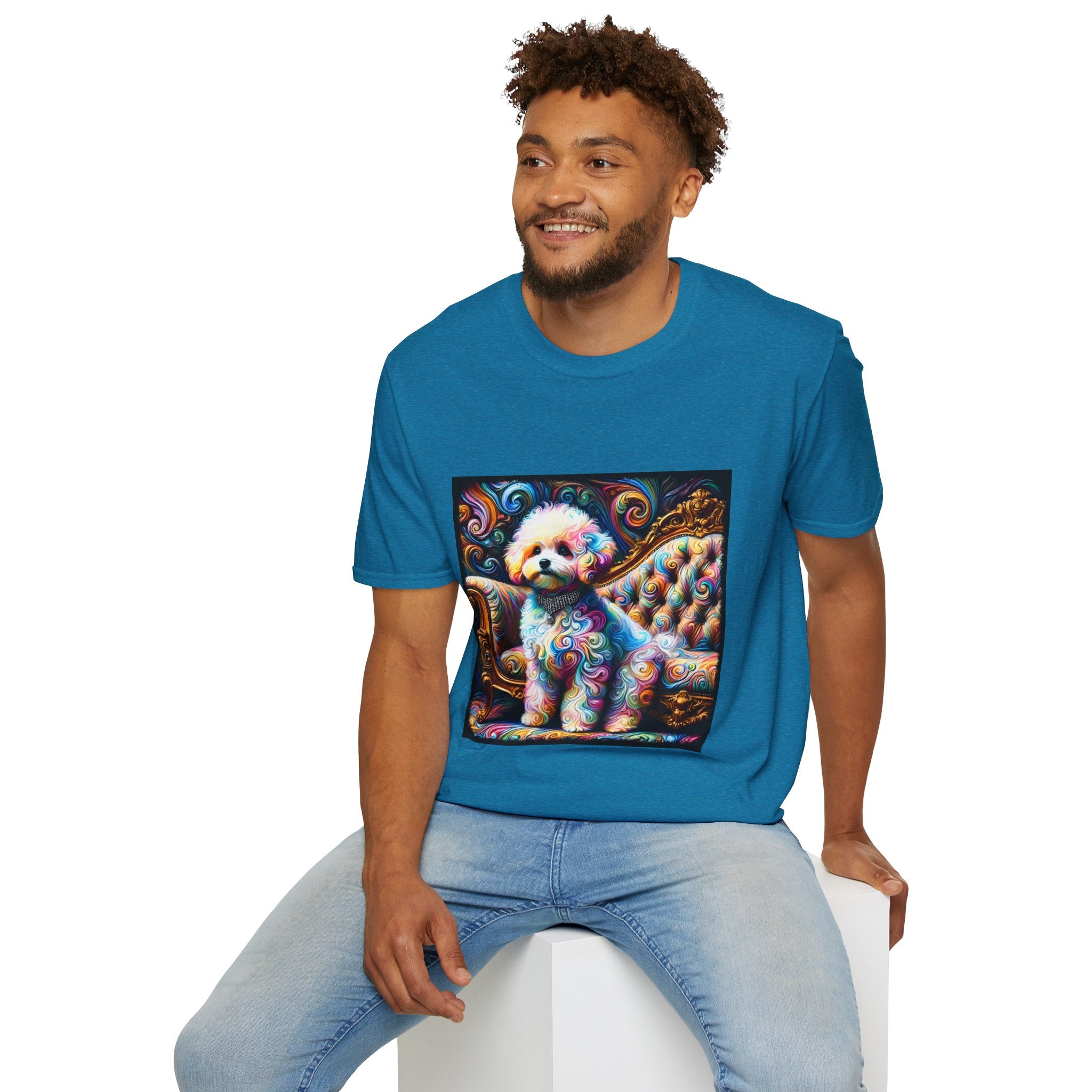 Bichon Frise Beautiful Swirl | Unisex Dog T-Shirt