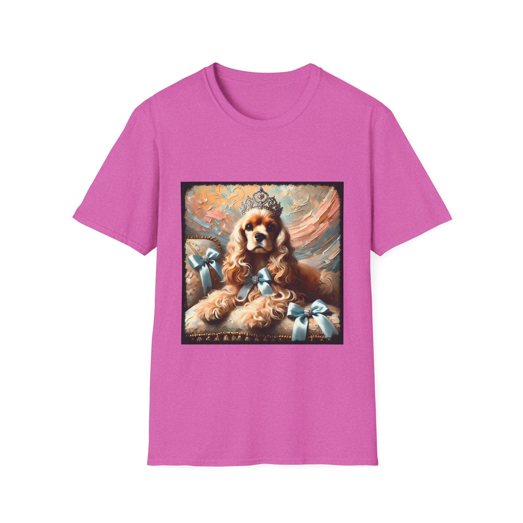 Cocker Spaniel Diamond Tiara Classic | Unisex Dog T-Shirt