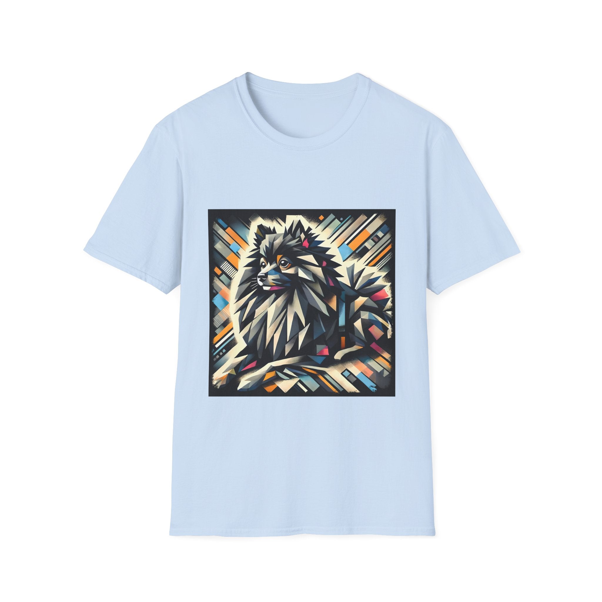 Pomeranian Bold Geometric | Unisex Dog T-Shirt