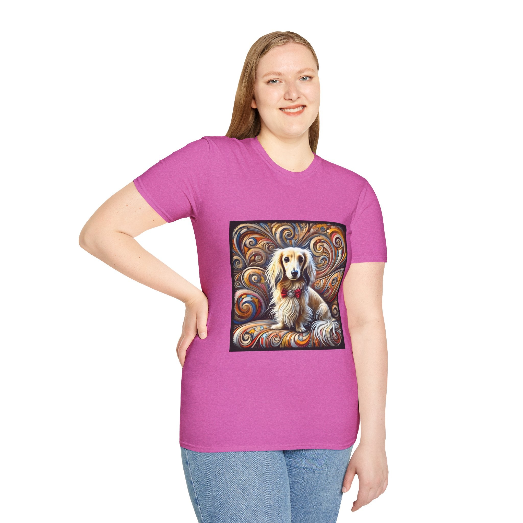 Dachshund Blissful Swirl | Unisex Dog T-Shirt