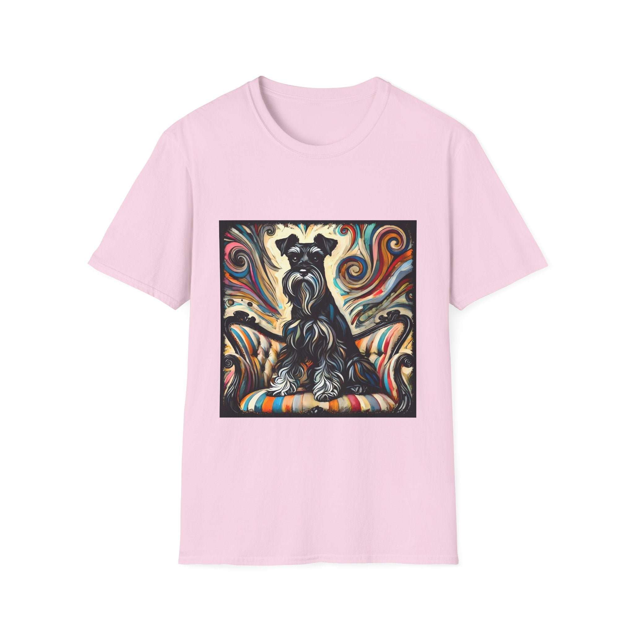 Schnauzer Vivid Swirl | Unisex Dog T-Shirt