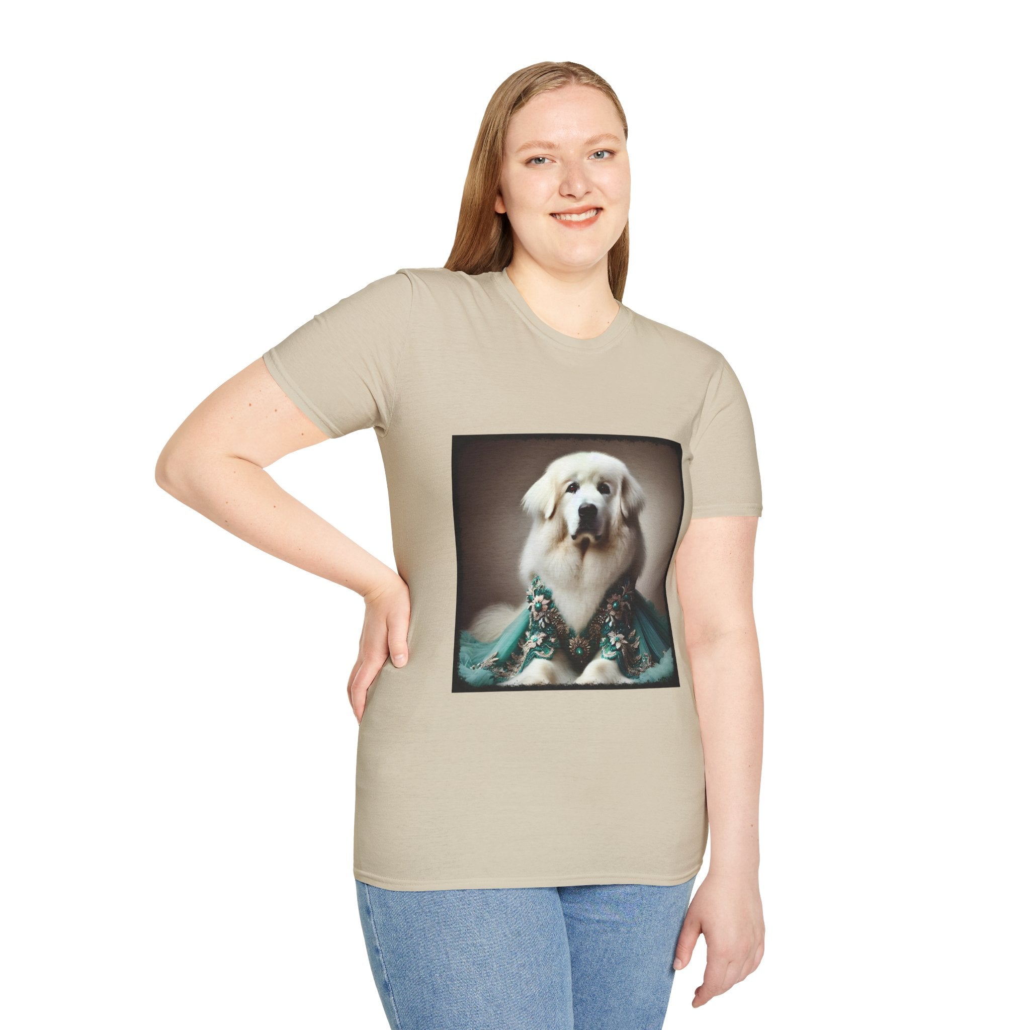 Great Pyrenees Elegant Doll | Unisex Dog T-Shirt