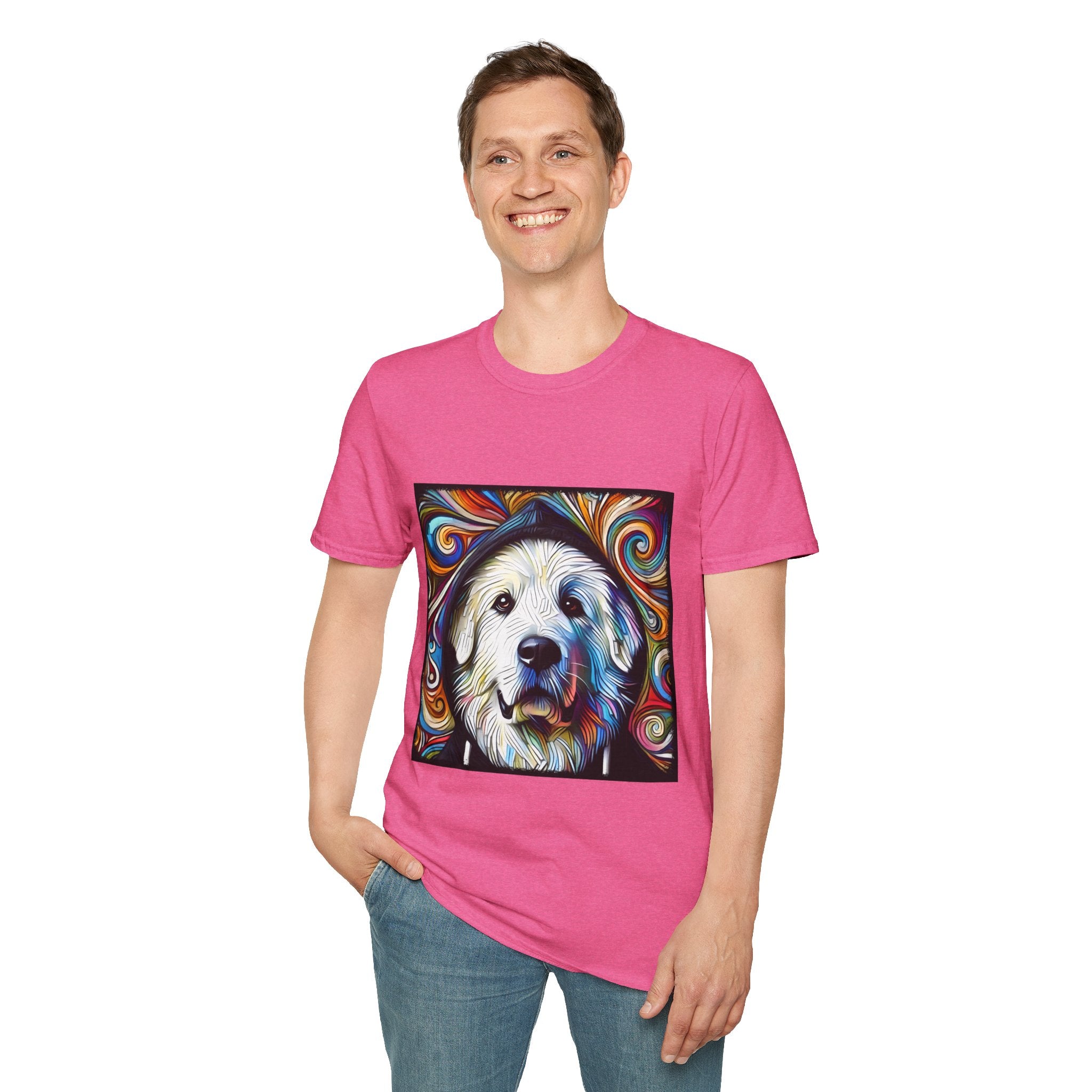 Great Pyrenees Relaxed Swirl | Unisex Dog T-Shirt