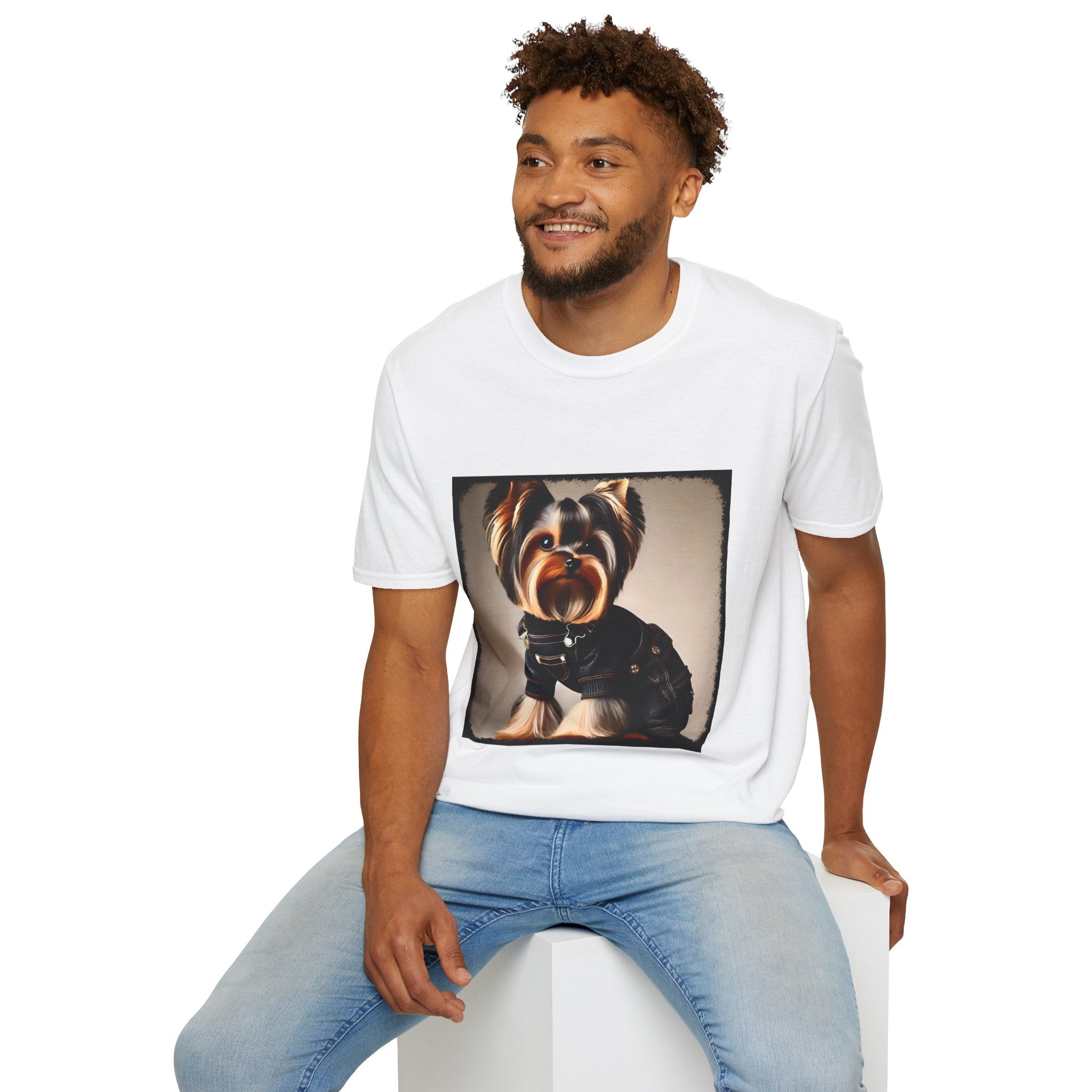 Yorkshire Terrier Denim Doll | Unisex Dog T-Shirt