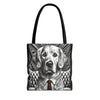Golden Retriever B&W Bold Eyes | Dog Themed Tote Bag
